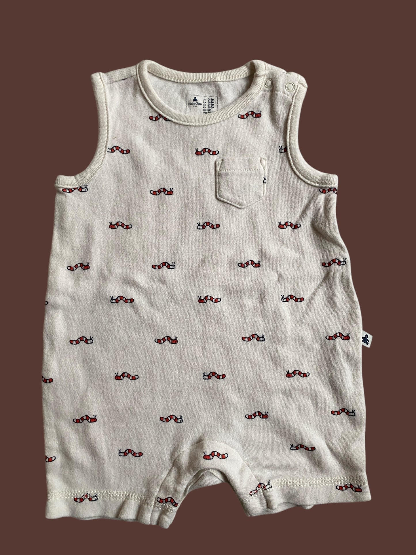 Caterpillar cotton onesie 0-3m | Gap