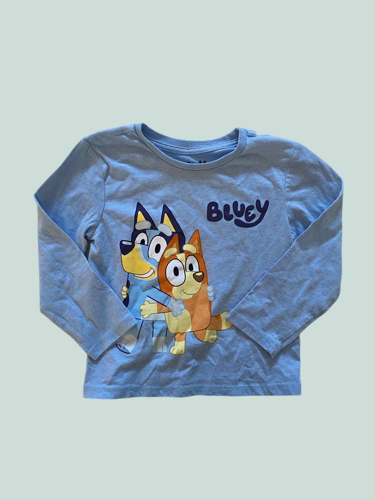 Cotton blend Bluey long sleeve top 5Y | Bluey
