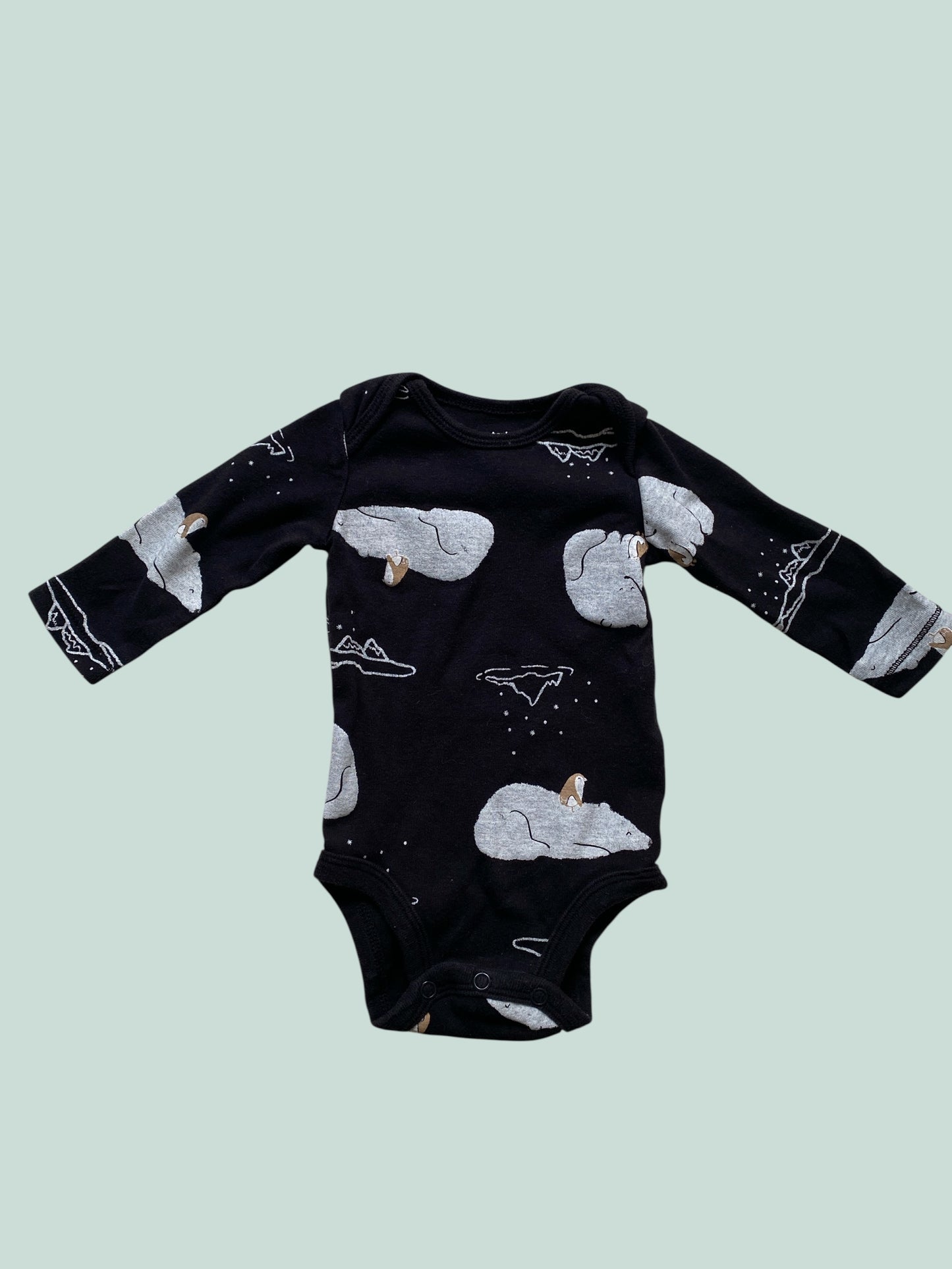Cotton polar bear onesie 3m | Carter's