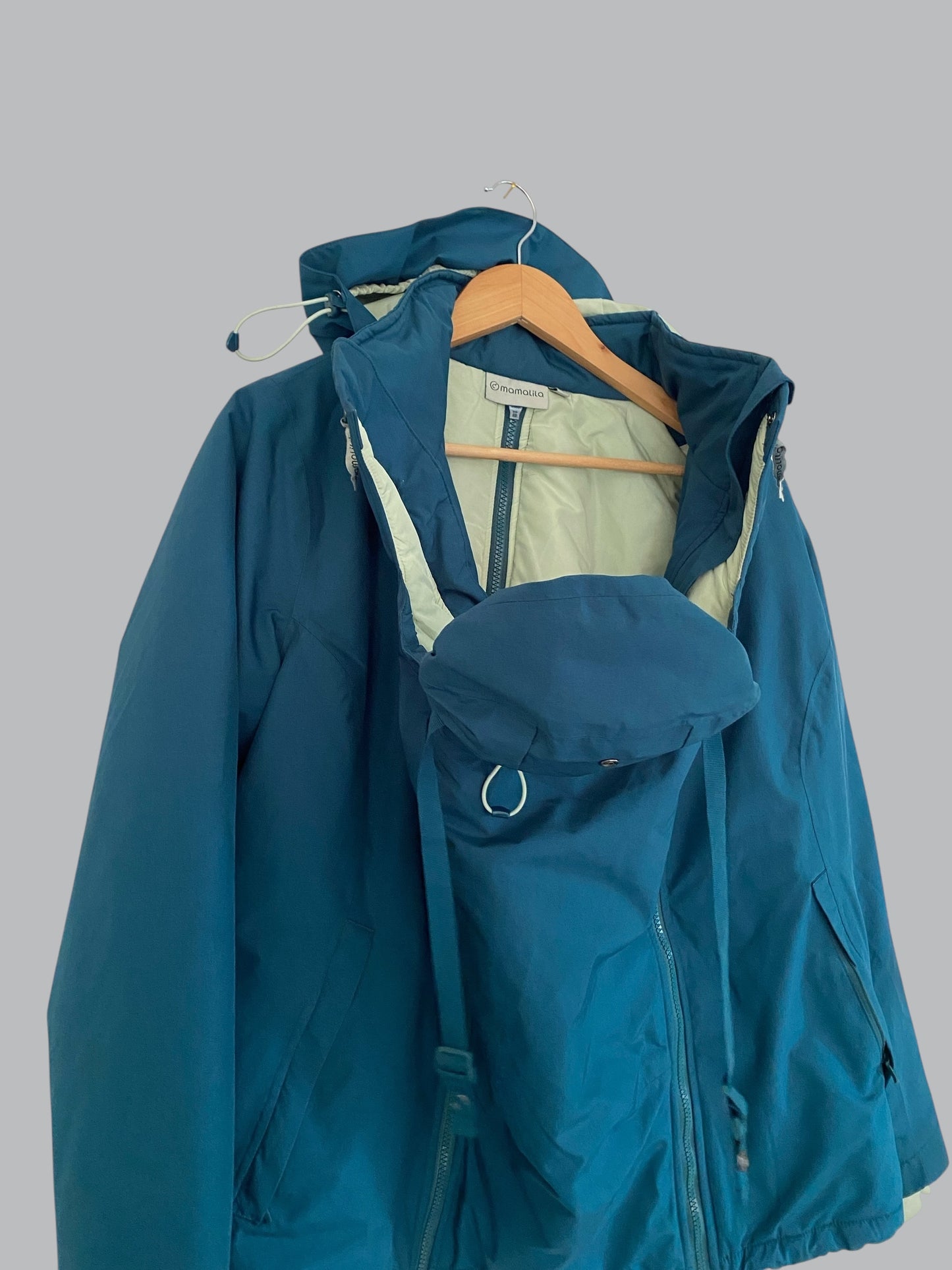 Dark green 'Winterfriend' babywearing/pregancny winter jacket women’s medium | Mamalila