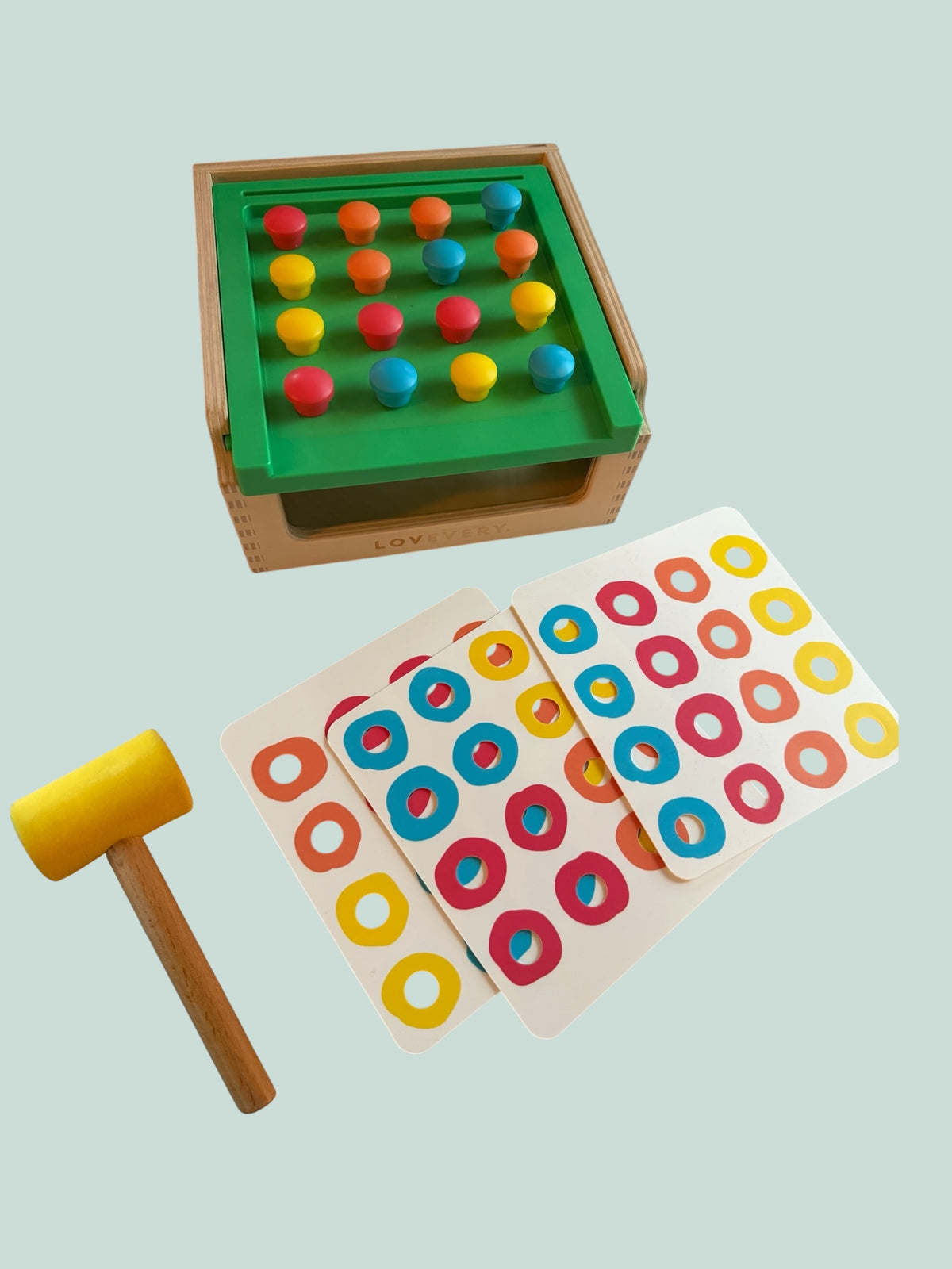 Match and tap hammer box | Lovevery