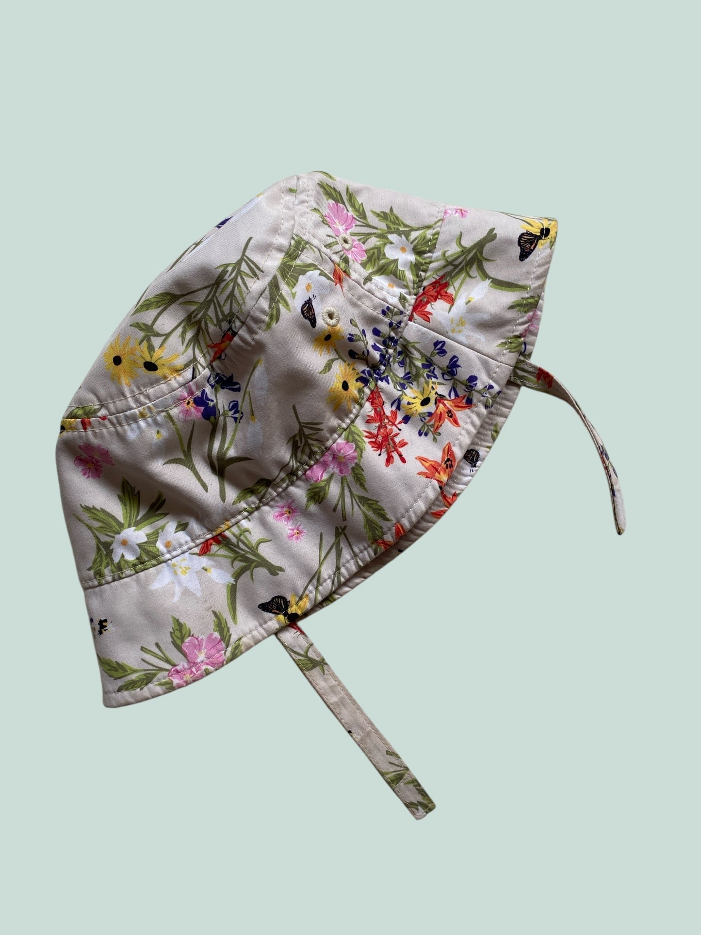 Flower bucket hat 12-24m | Roots