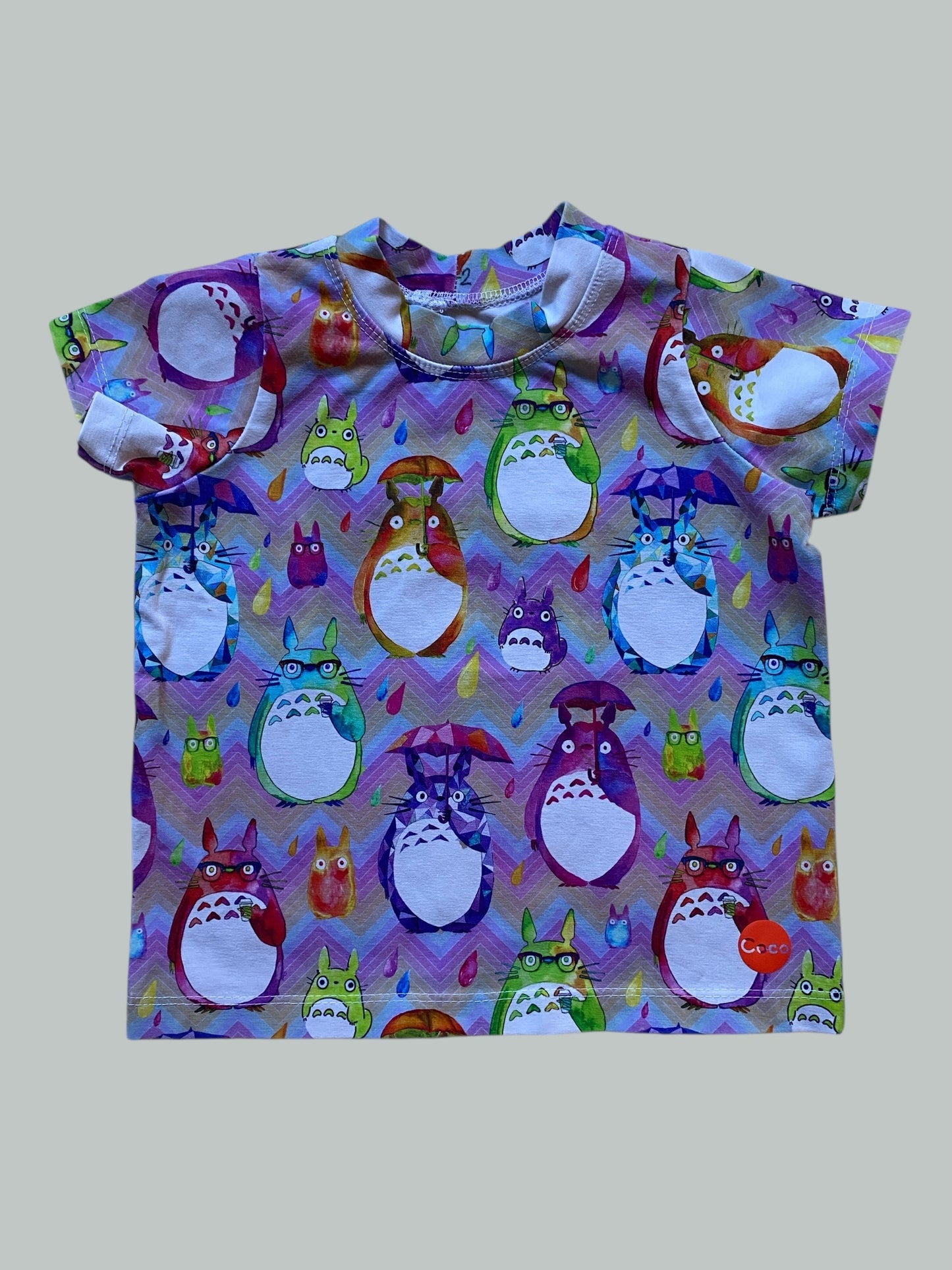 Handmade Totoro cotton jersey t-shirt 18m