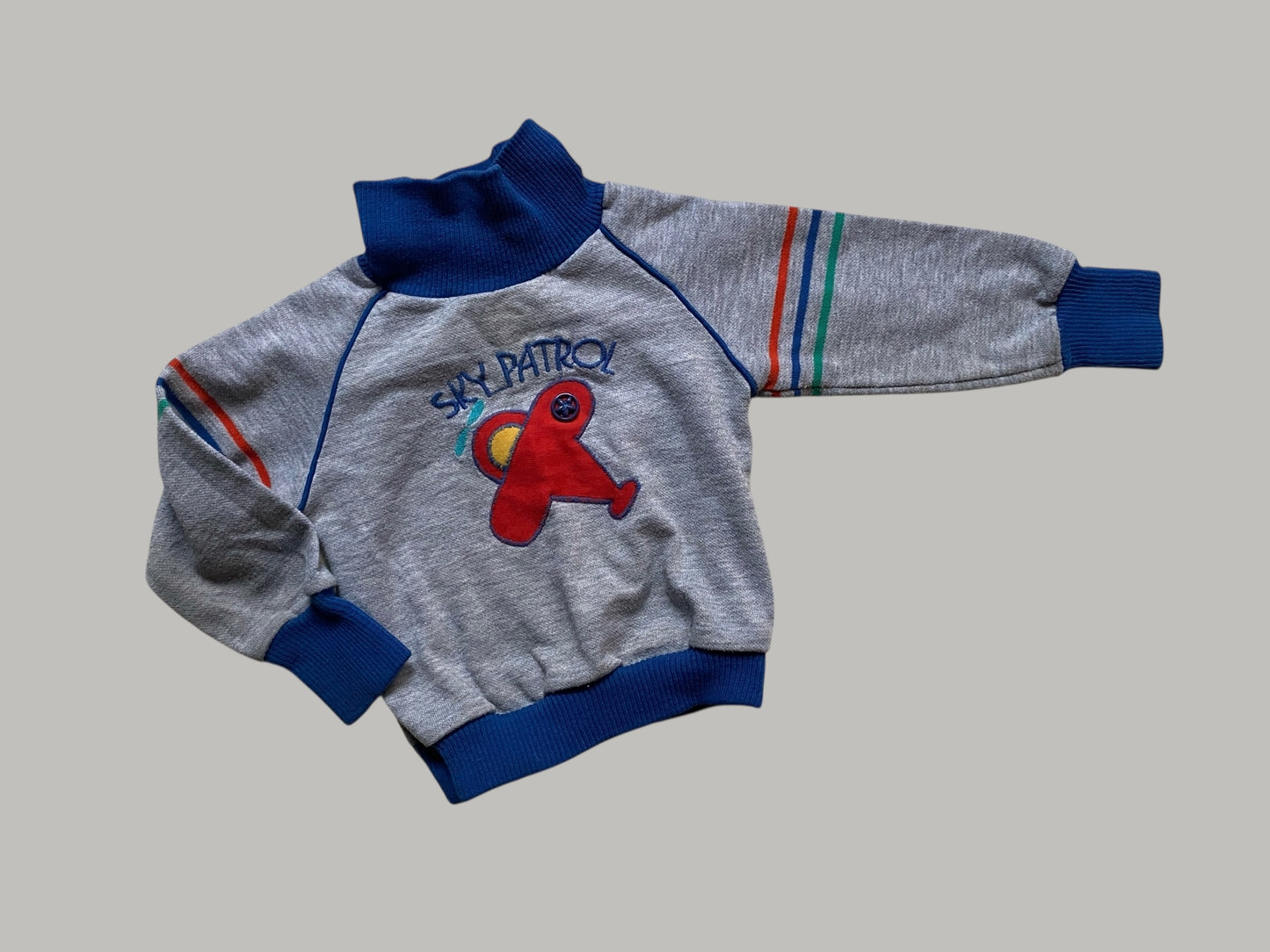 Vintage Sky Patrol sweater 12-24m - made in USA