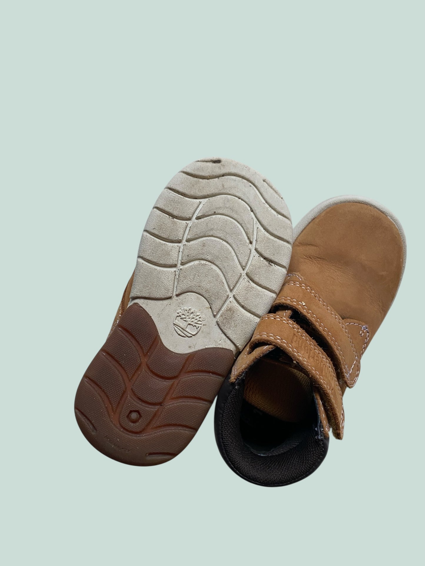 Light brown leather boots 6US Little Kid | Timberland