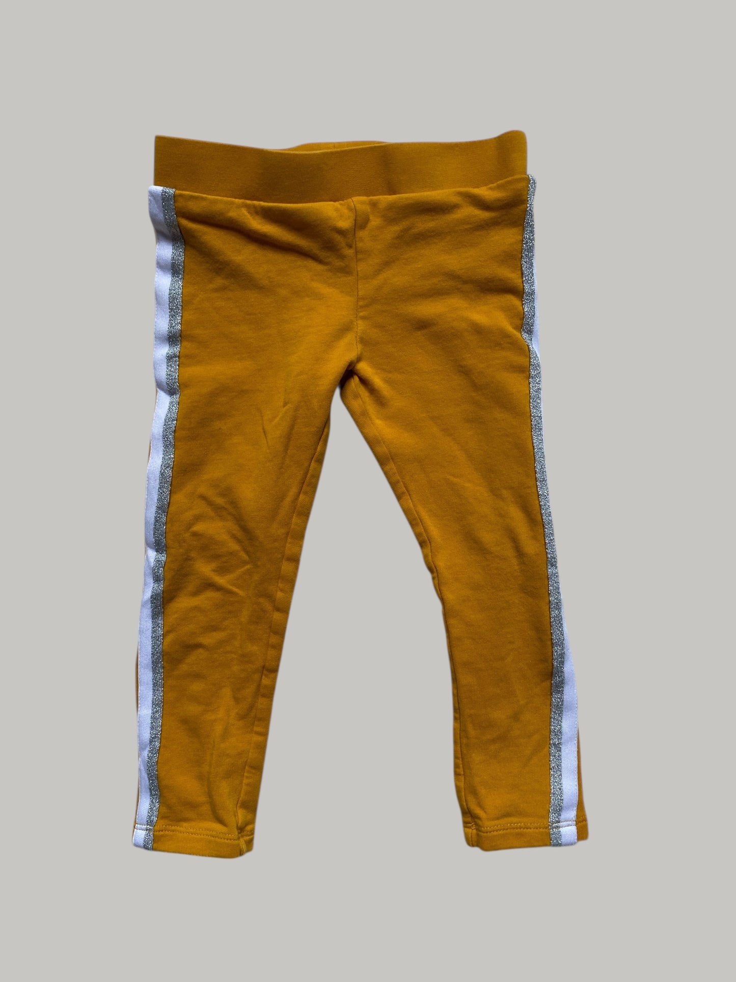 Organic cotton leggings with shiny stripe 18-24m | H&M