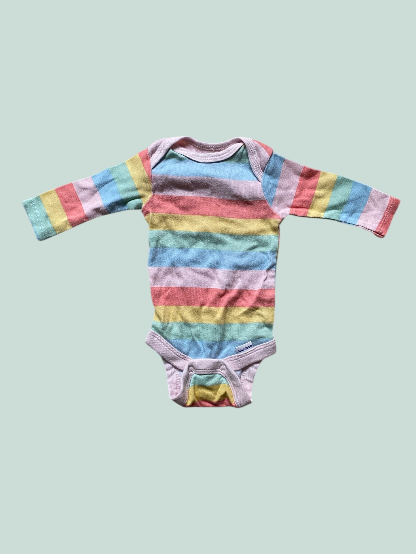 Cotton rainbow newborn onesie | Gerber
