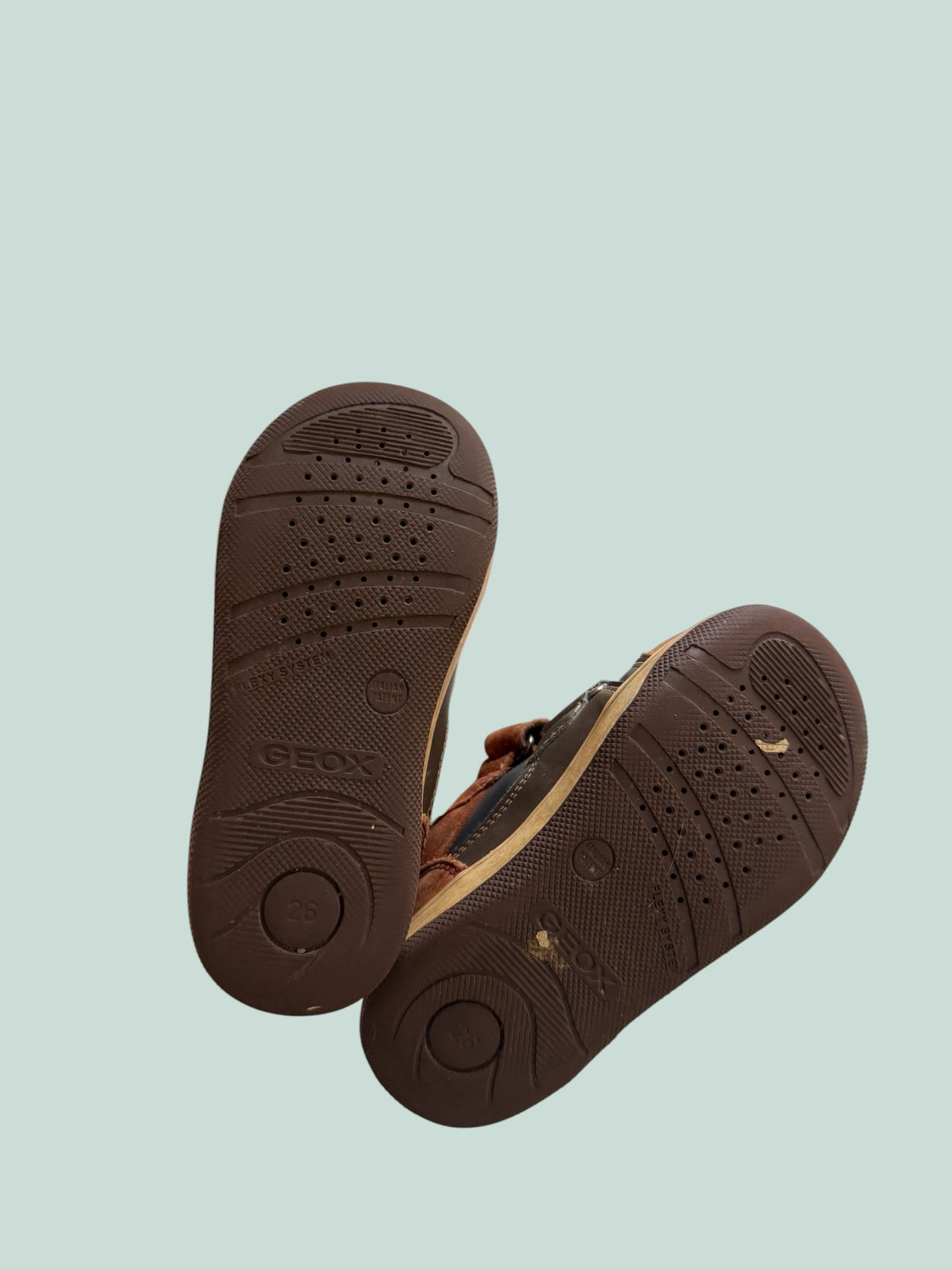 Brown leather boots 9US | Geox