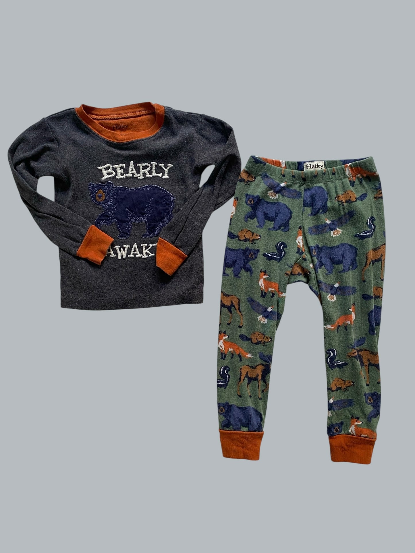 Organic cotton "Bearly Awake" PJ set 2Y | Hatley