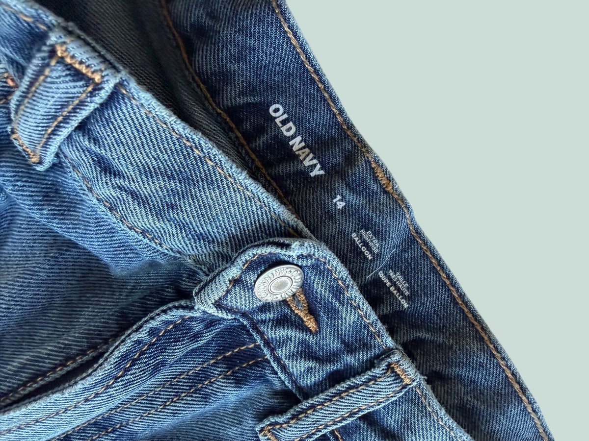 Cotton ballon jeans women's 14US | Old Navy