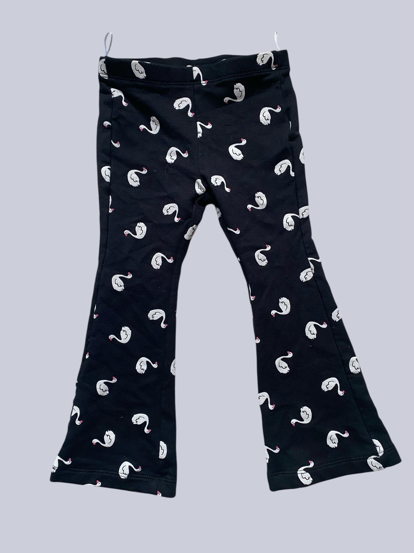 Bellbottom cotton swan leggings 2Y | C&A