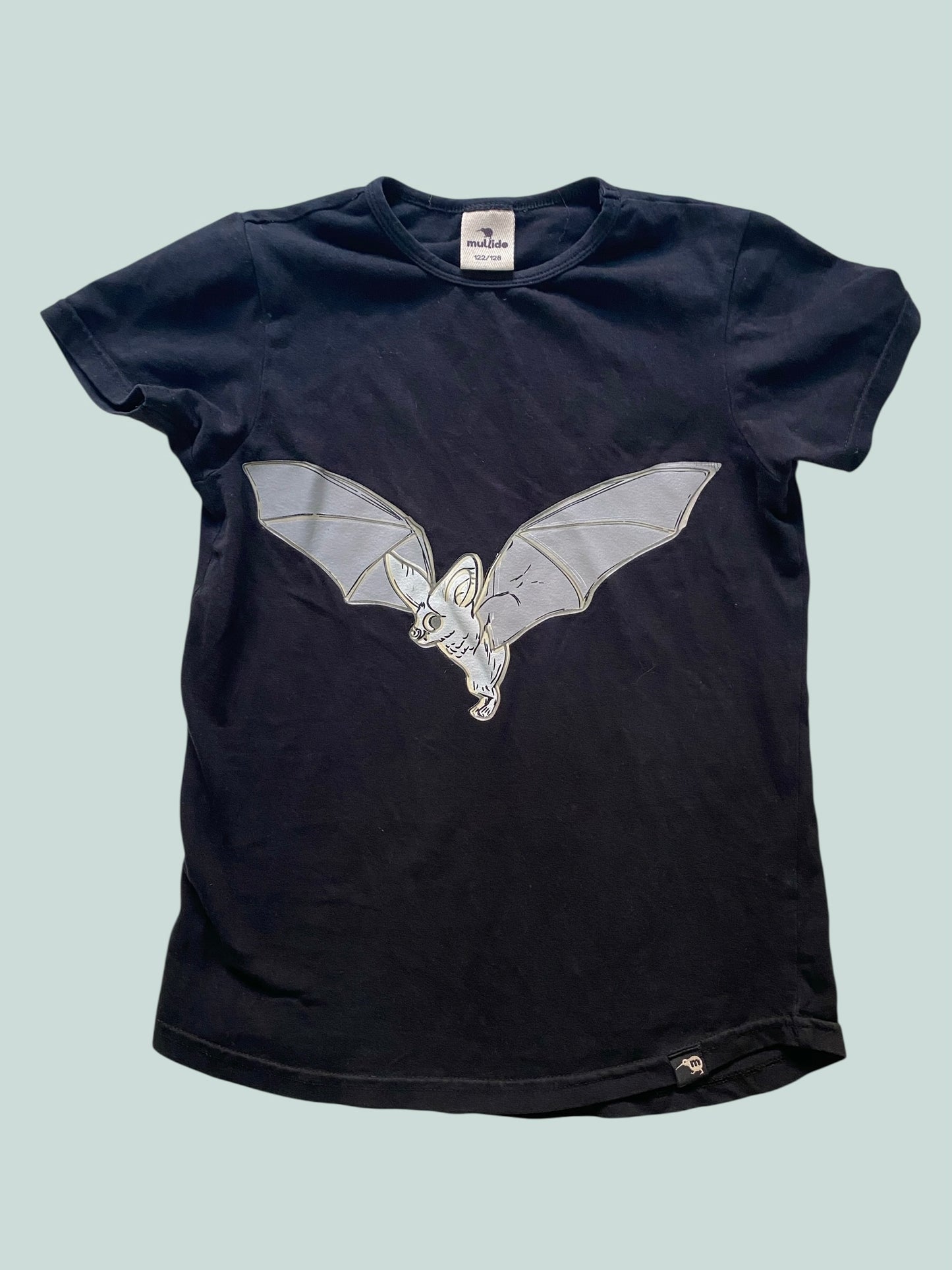 Organic cotton glow in the dark Nat t-shirt 7-8Y (122)| Mullido
