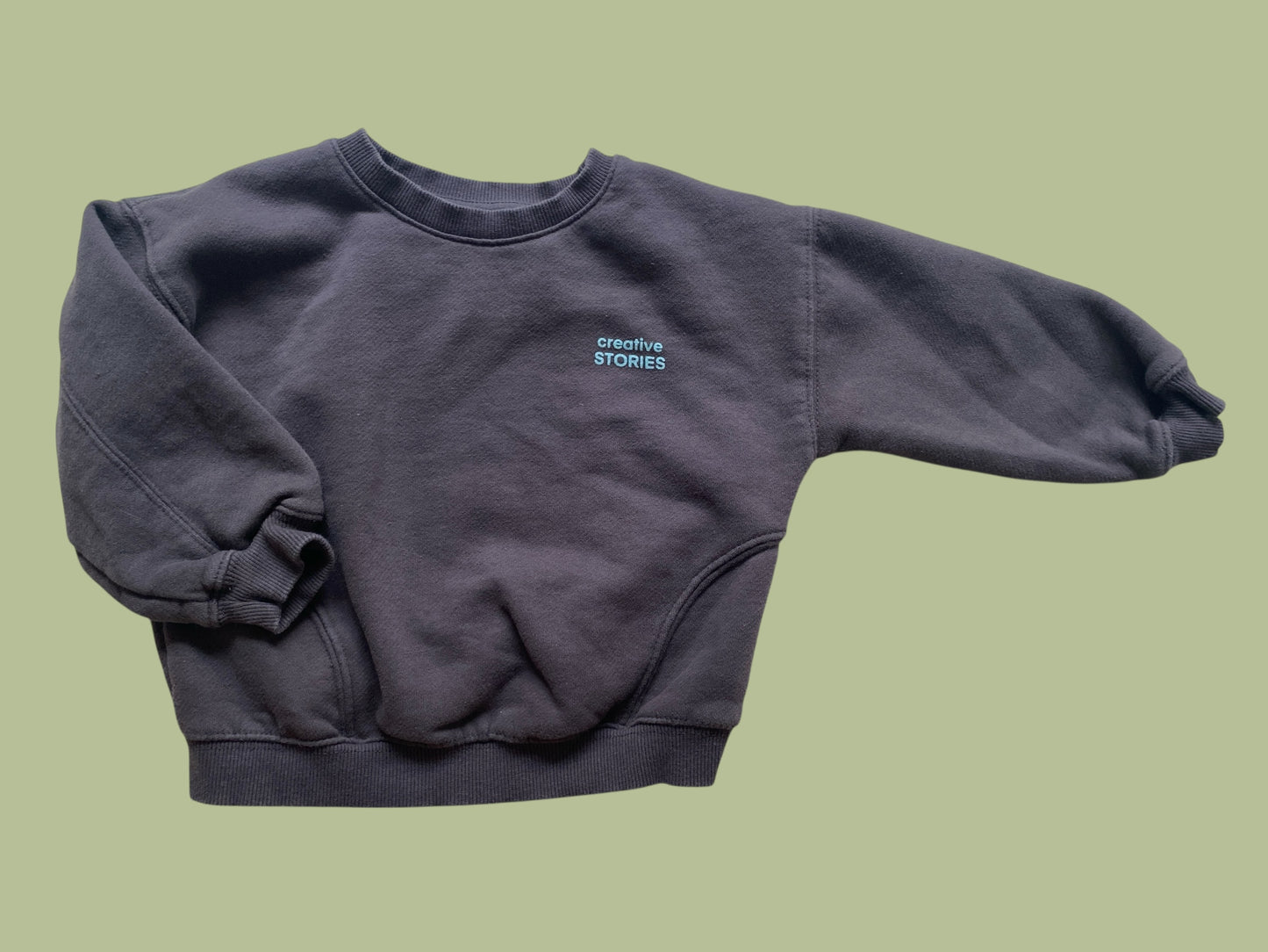 Cotton blend "Creative Stories' boxy crewneck 5Y | Zara