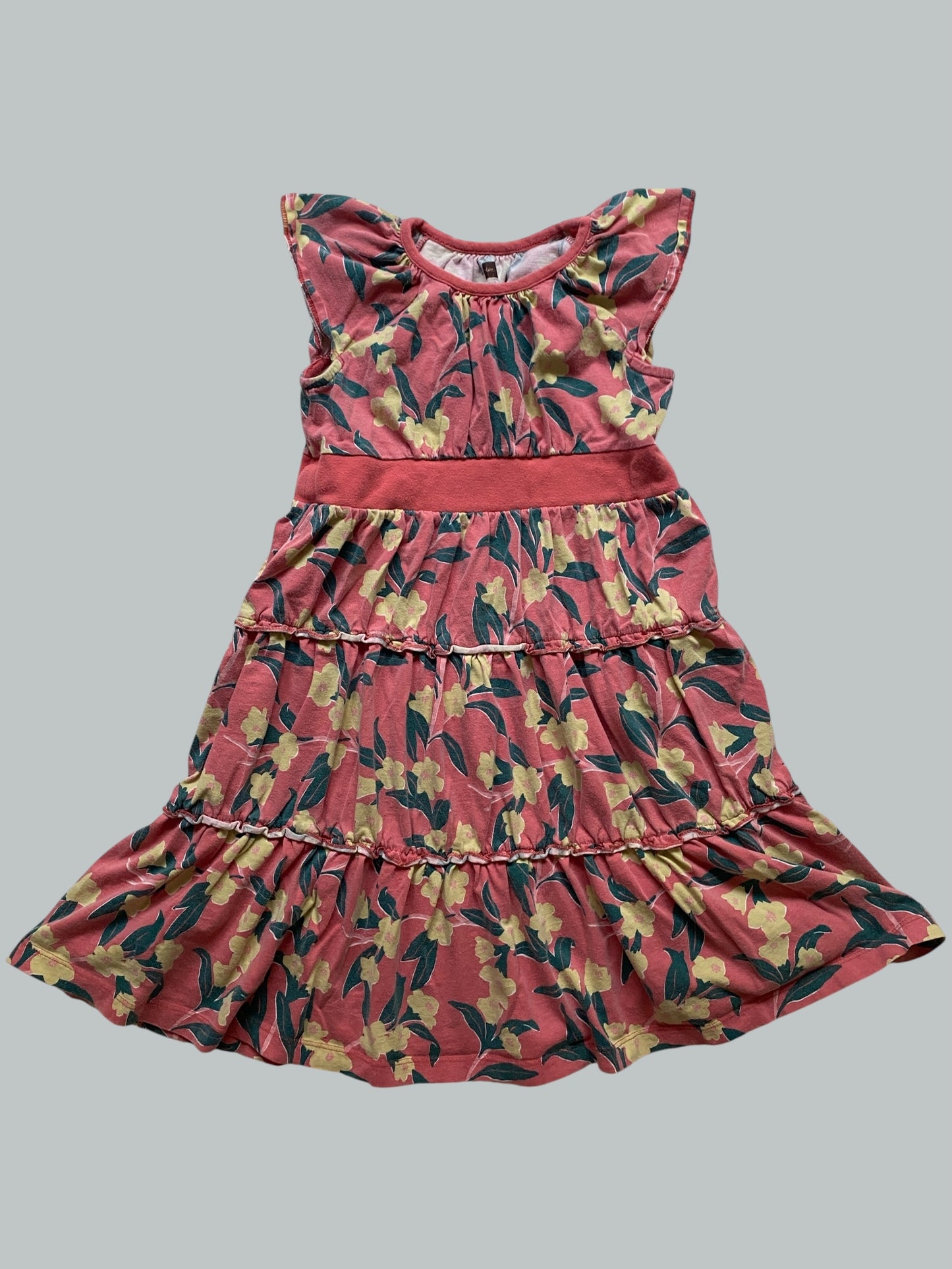 Cotton flower dress 6Y | Tea Collection