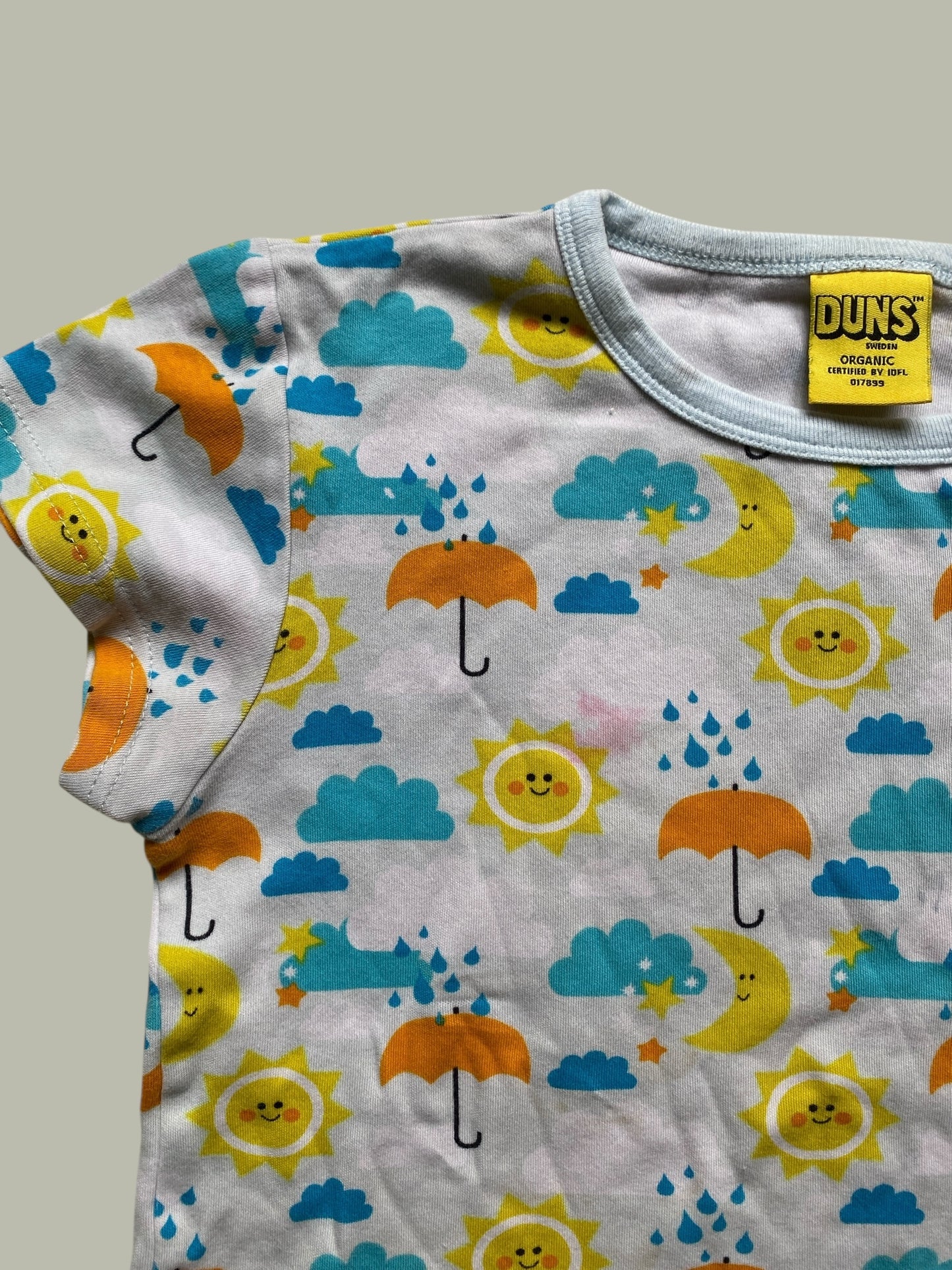Organic cotton t-shirt 6-8Y | Duns Sweden