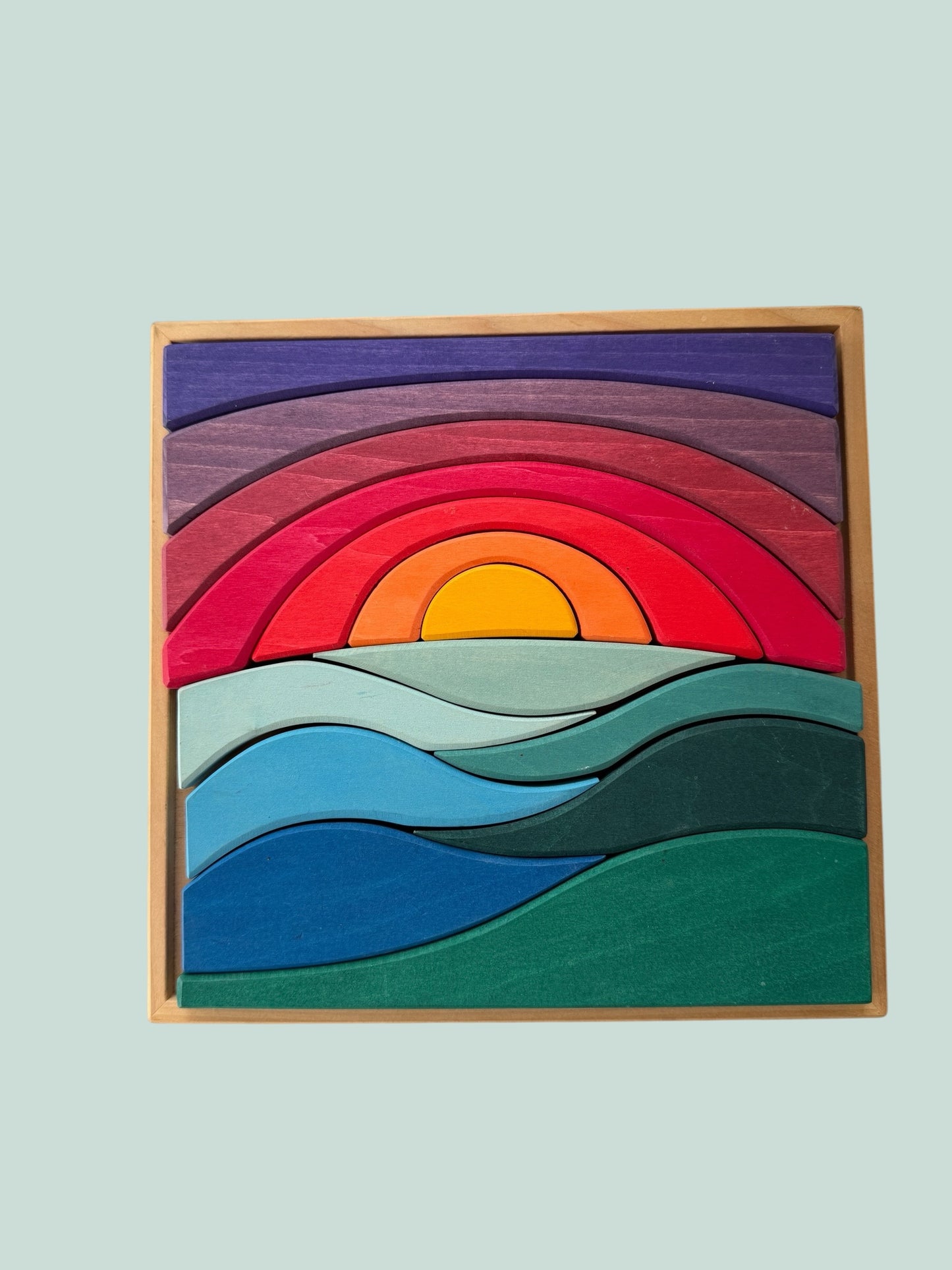 Wooden landscape puzzle | Grimms