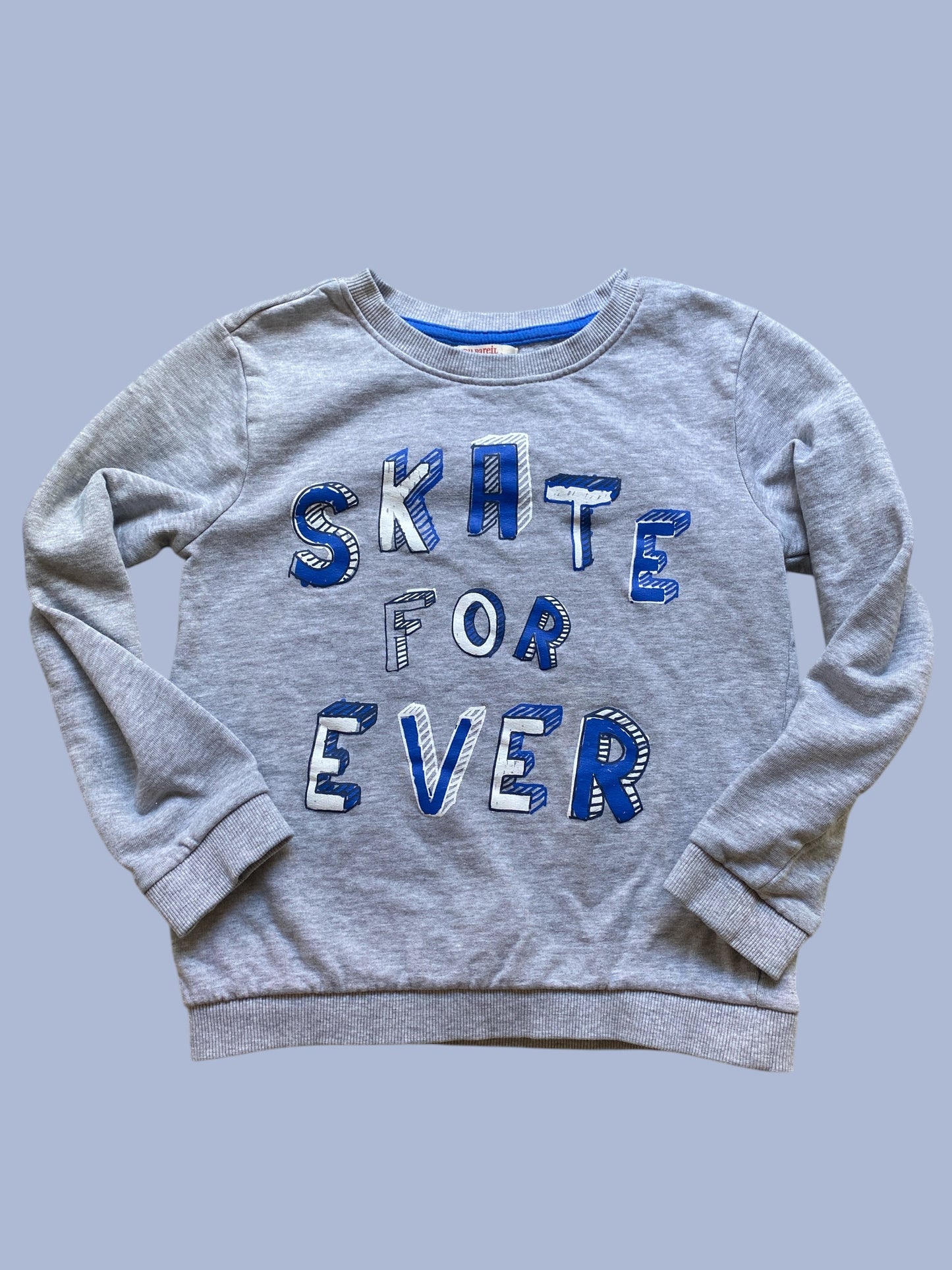‘Skate for ever’ cotton sweatshirt 8Y | Du pareil au meme