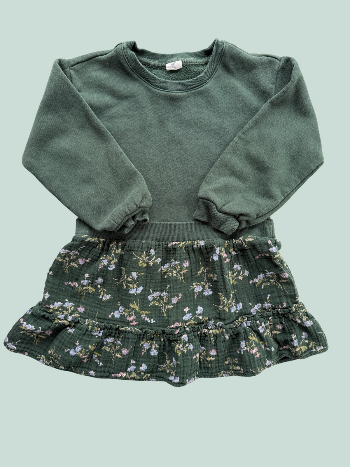 Sweater dress with flower 5Y | Gap