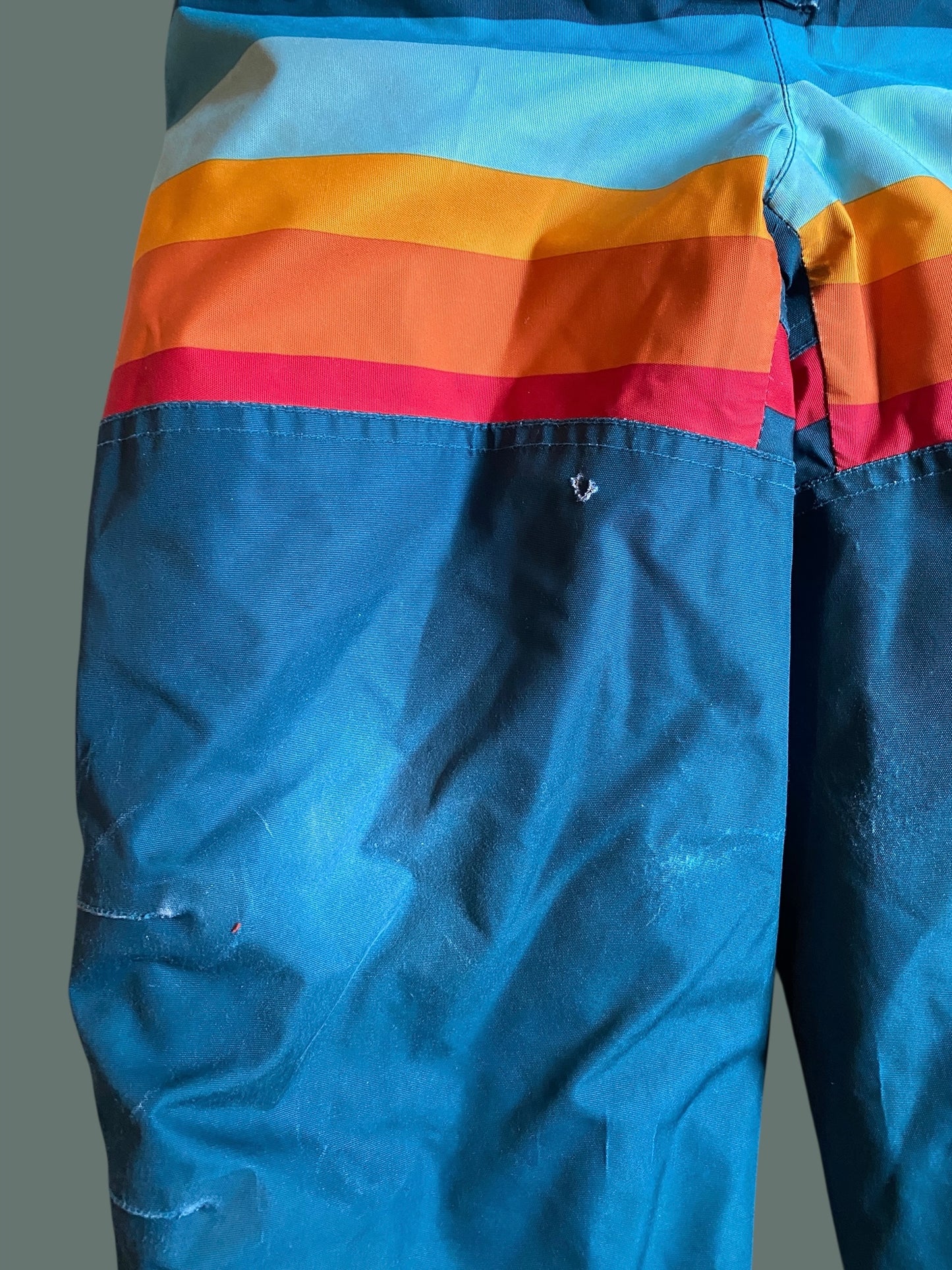 Striped winter snowsuit size 6-7 (122) | Villervalla
