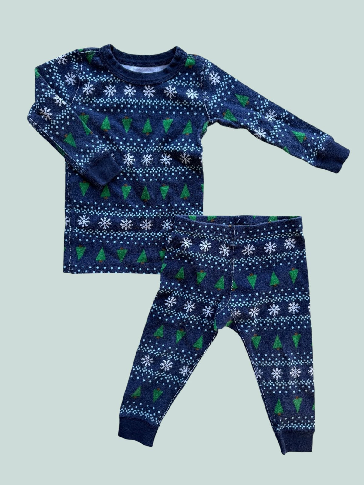 Organic cotton holiday pj set 18m | Moon and Back by Hanna Andersson