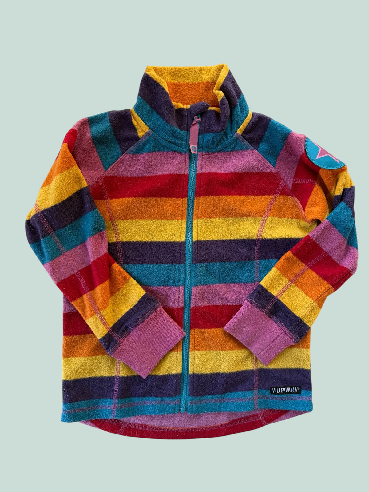 Striped fleece sweater 5-7Y (116) | Villervalla