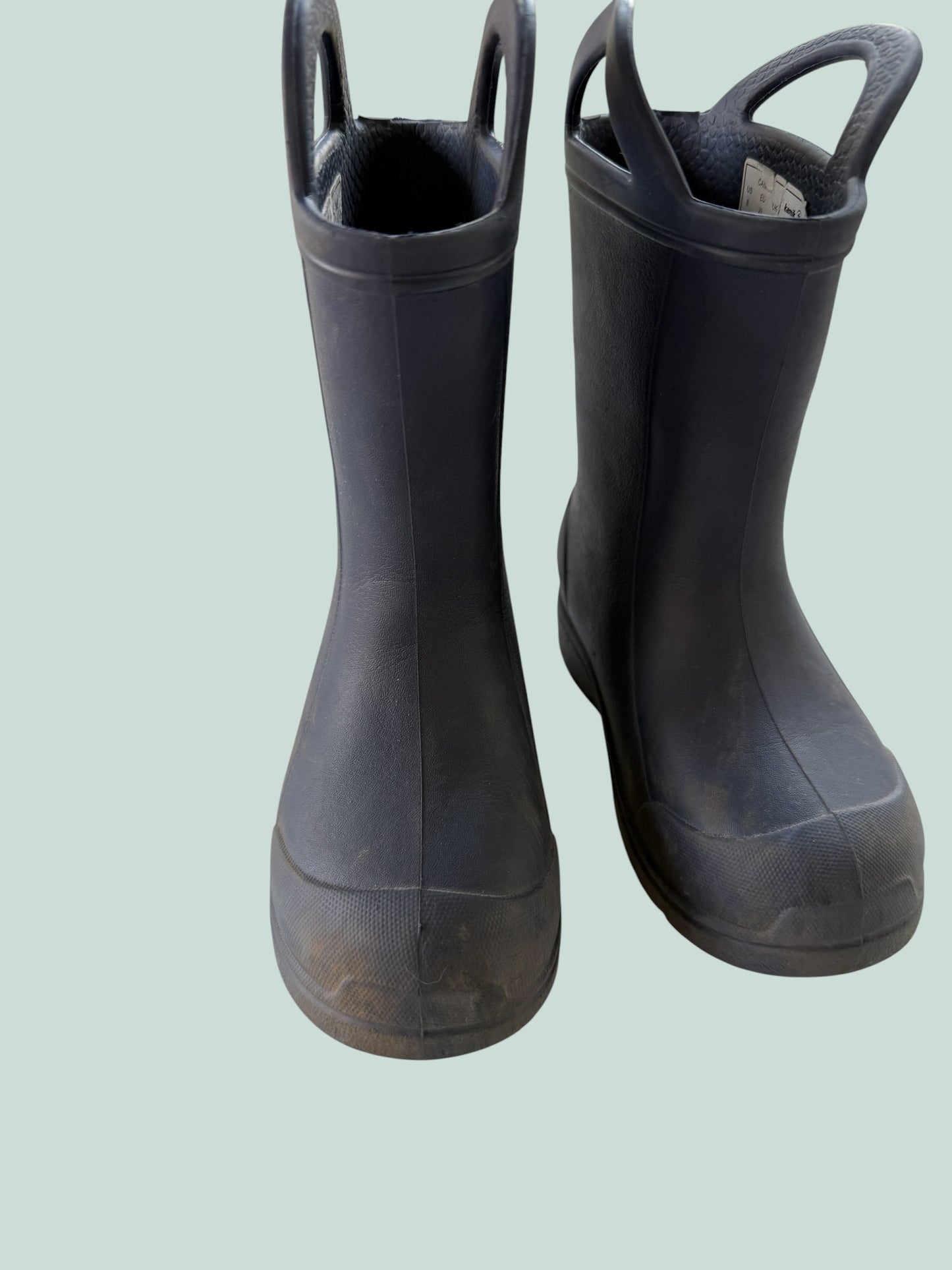 Navy rain boots 8US Little Kids | Kamik