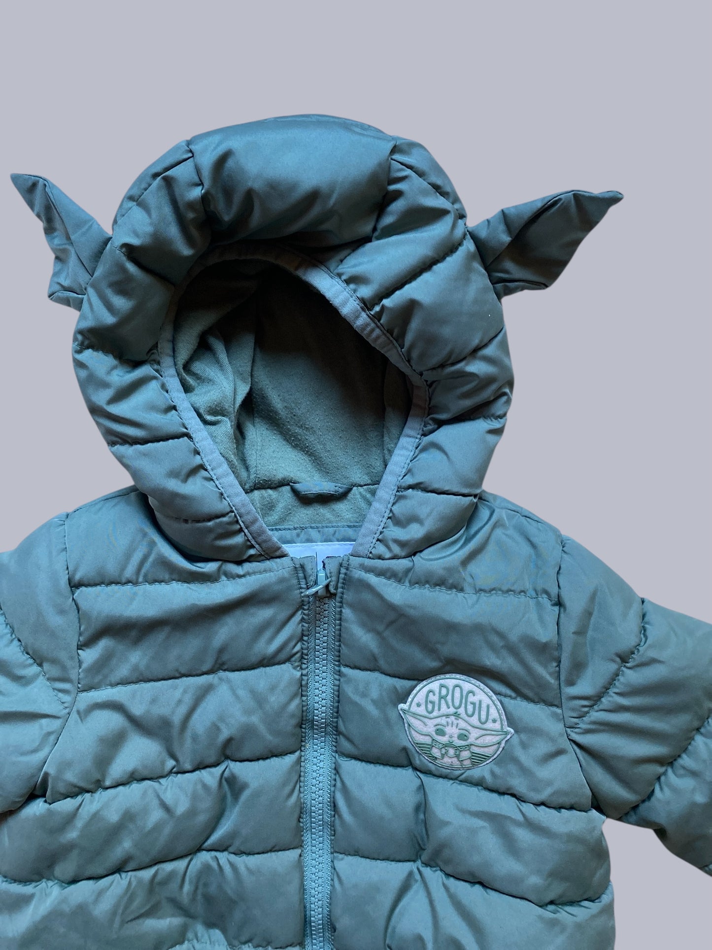 Grogu Star Wars puff jacket 18-24m | Gap x Star Wars