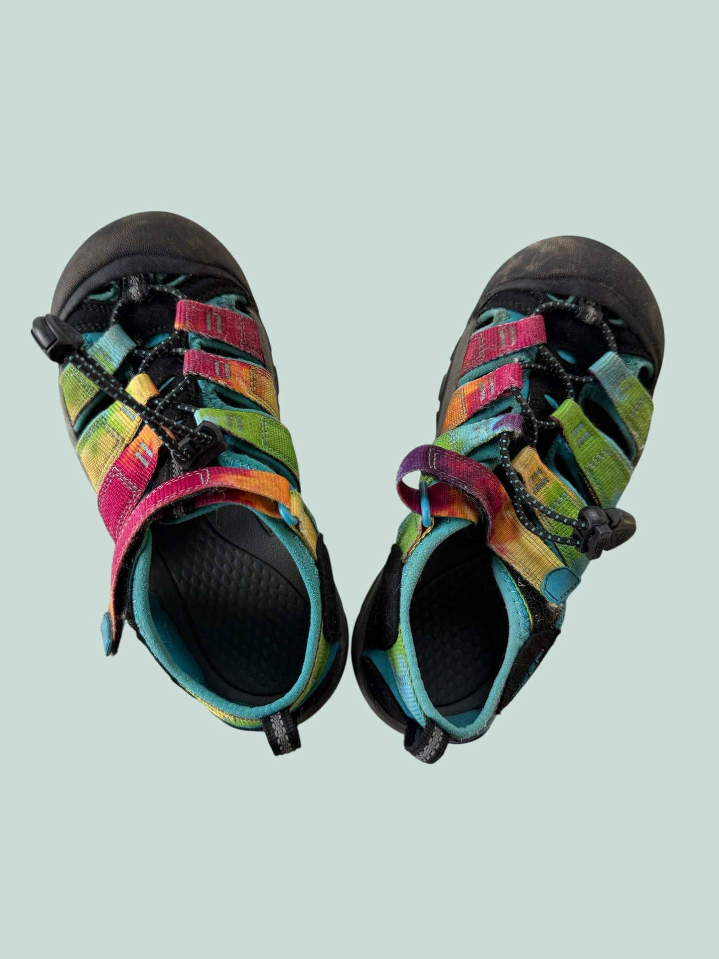 Rainbow velcro sandals 2US Big Kids | Keen
