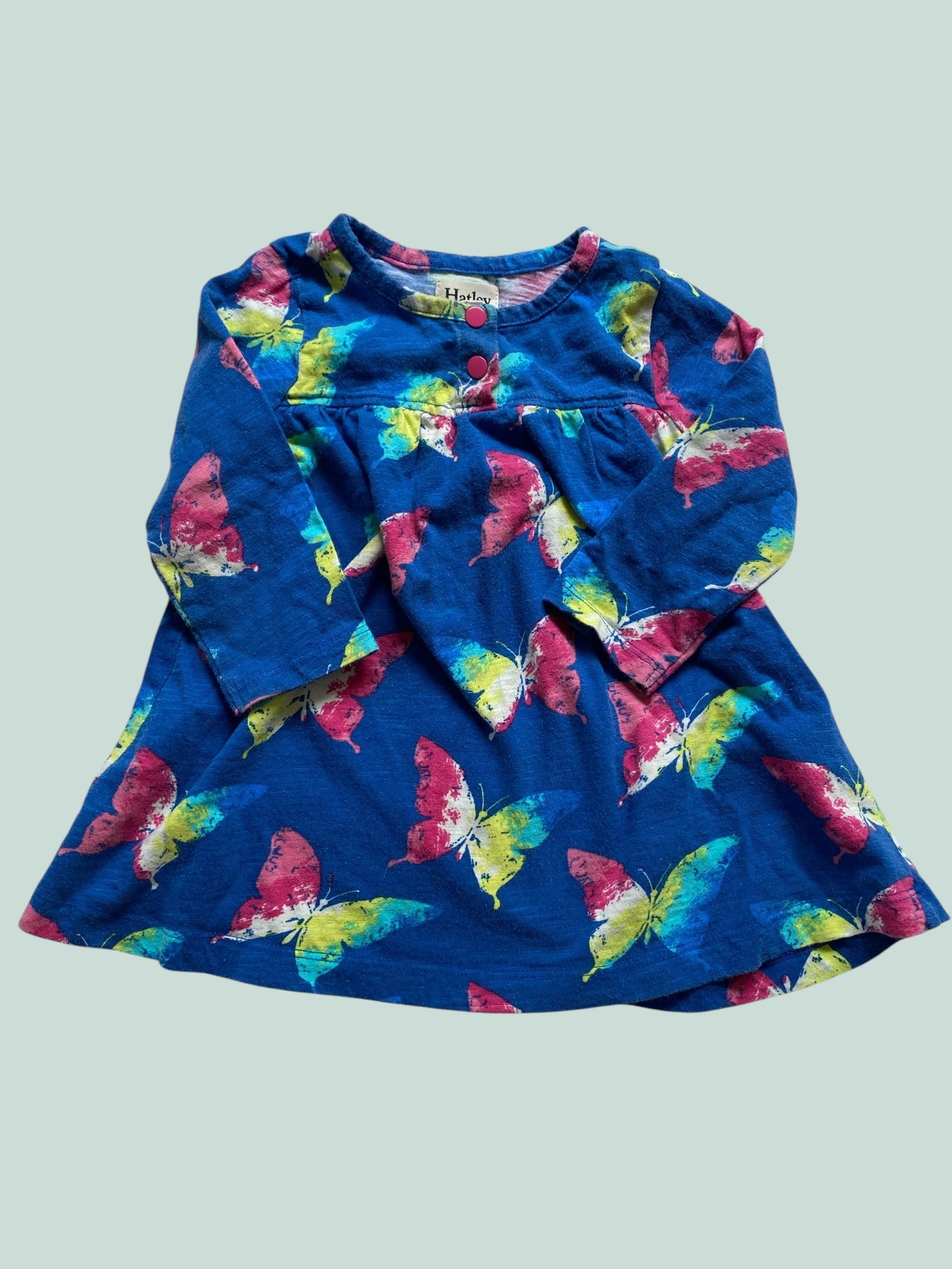 Cotton butterfly dress 6-12m | Hatley