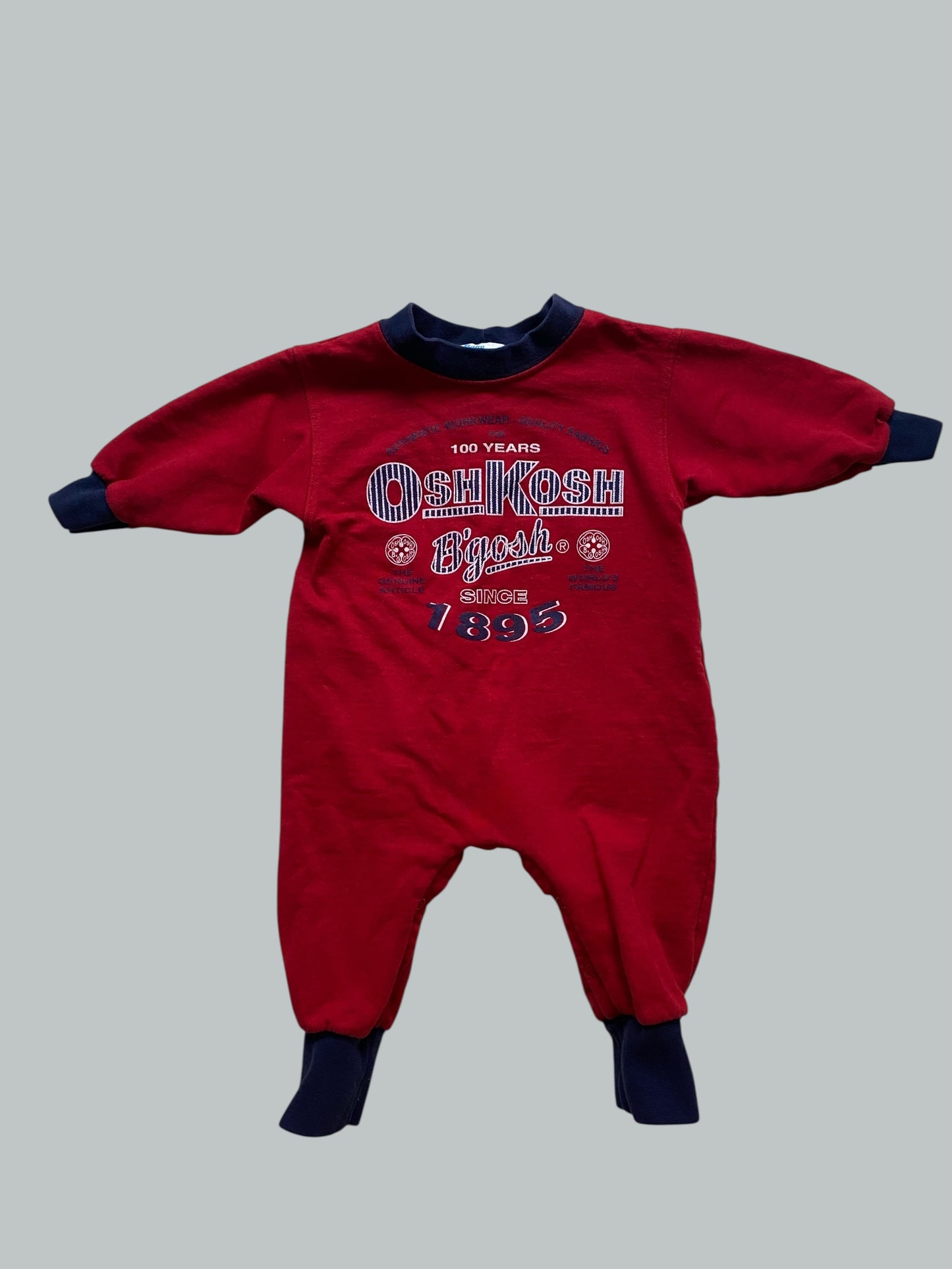 Vintage red sleeper 12m | Baby B'Gosh