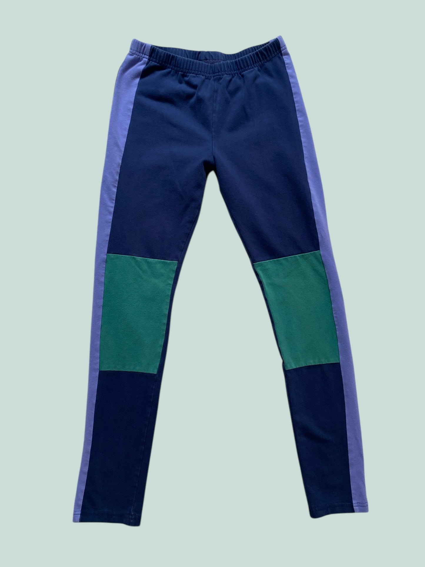 Cotton colorblock leggings 12Y | Hanna Andersson