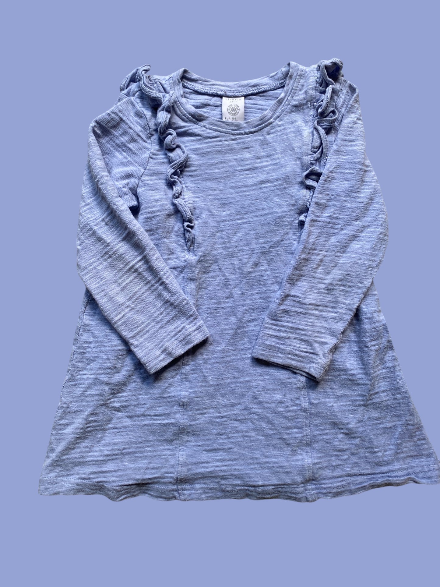 Light blue cotton dress 3-4Y | Lindex