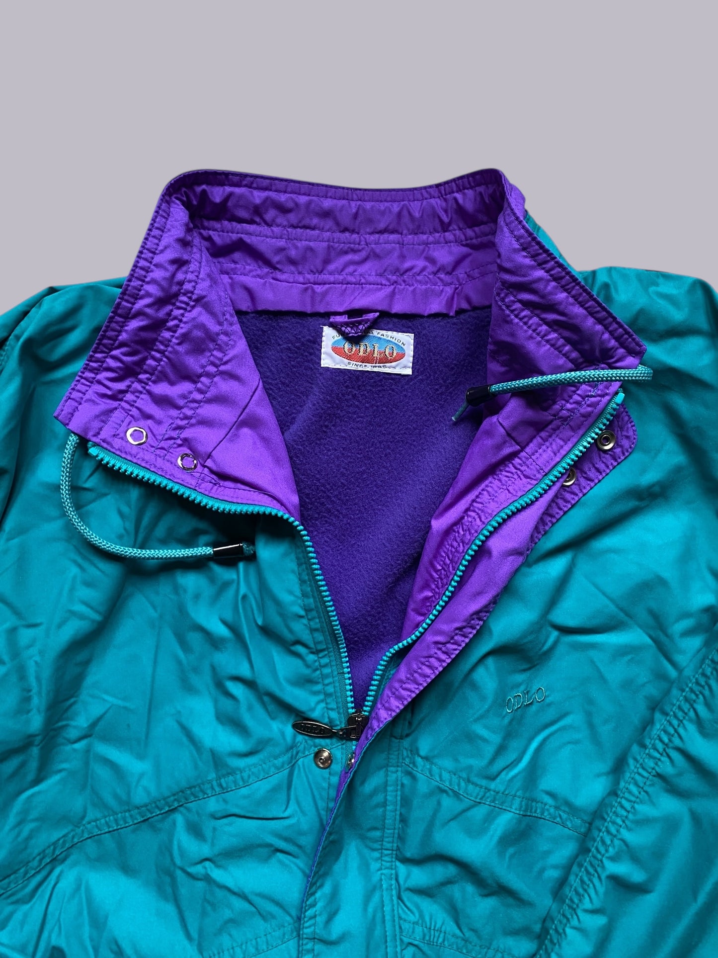 Vintage teal and purple jacket men's medium women's large |Odlo