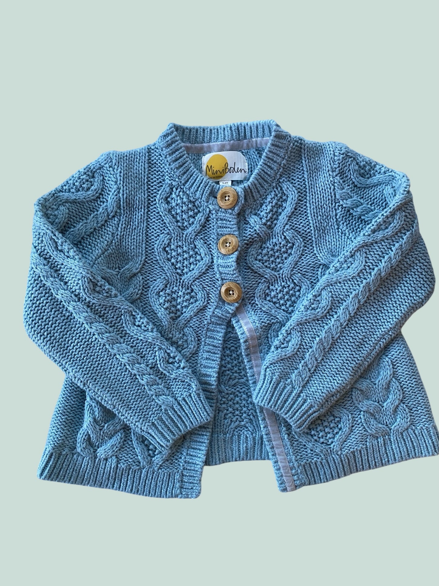 Light blue knit cardigan 3-4Y | Mini Boden
