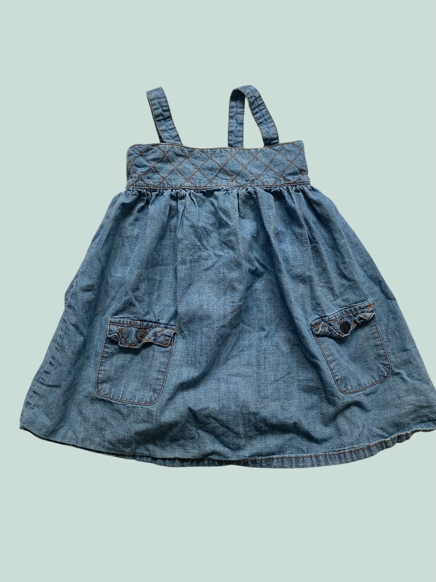 Denim cotton dress 4Y | Oshkosh