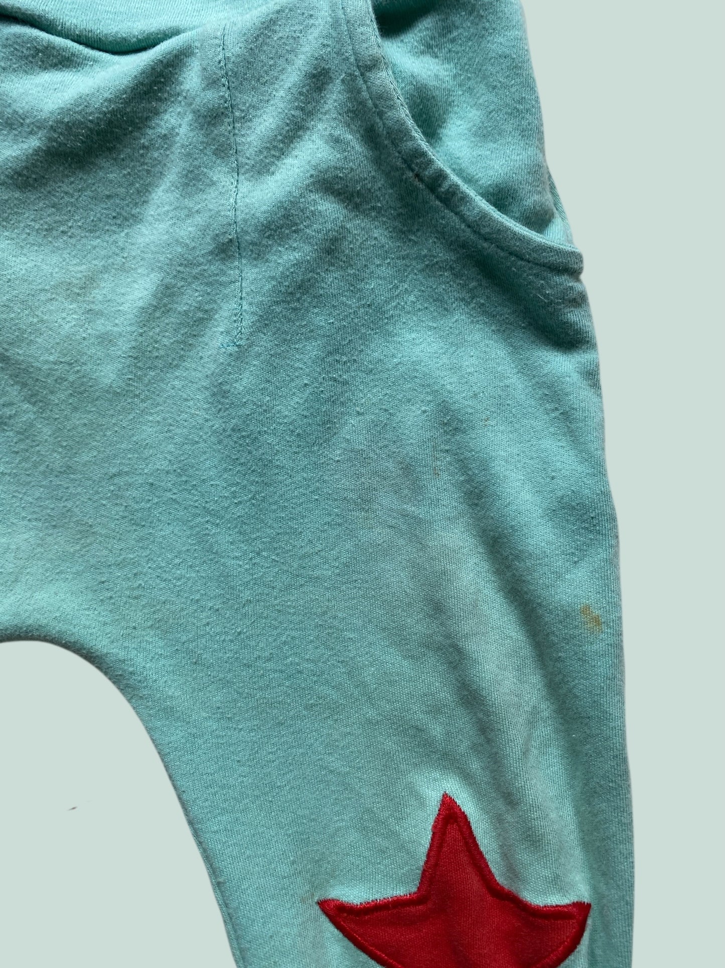 Organic cotton star pants 12-18m | Little Green Radicals