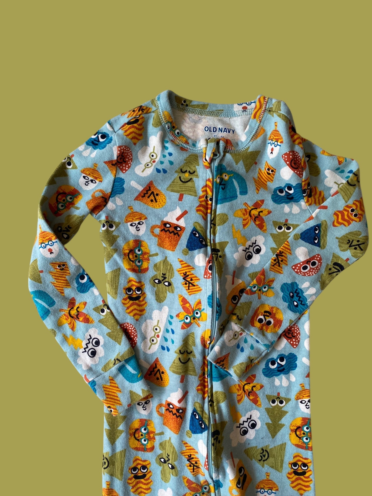 Cotton footed sleeper 5Y | Old Navy