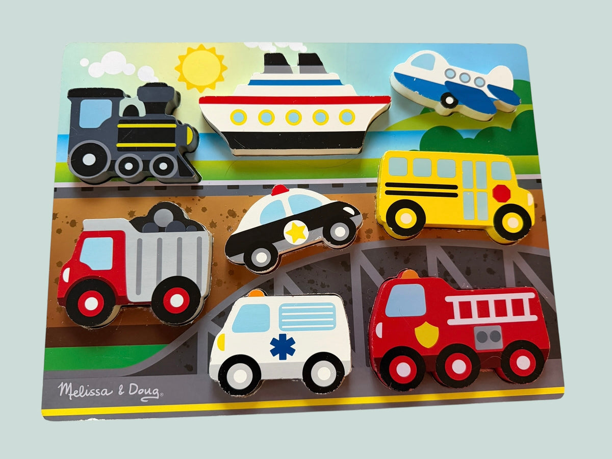 Vehicle wooden puzzle | Melissa & Doug