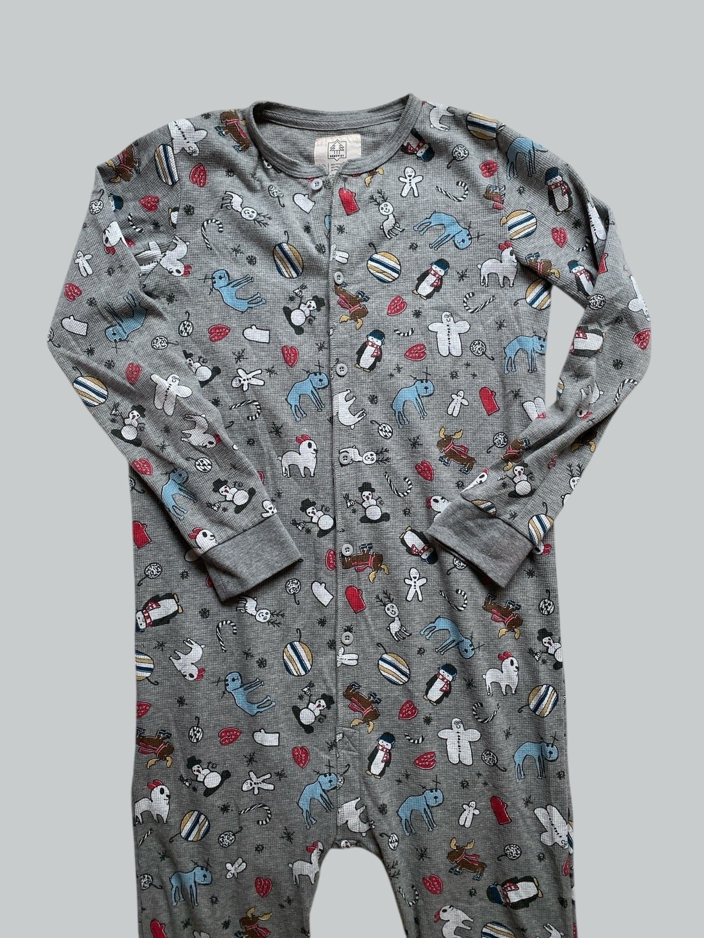 Cotton blend holiday onesie unisex adult size small or teenager | Arborist