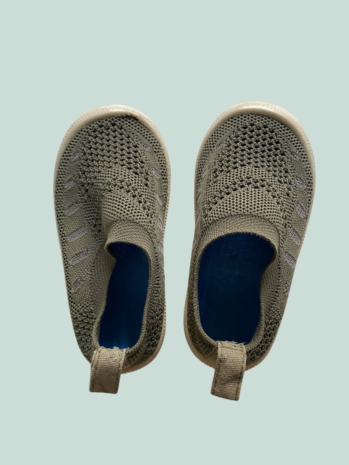 Green slip on shoes 6US Little Kid | Jan & Jul