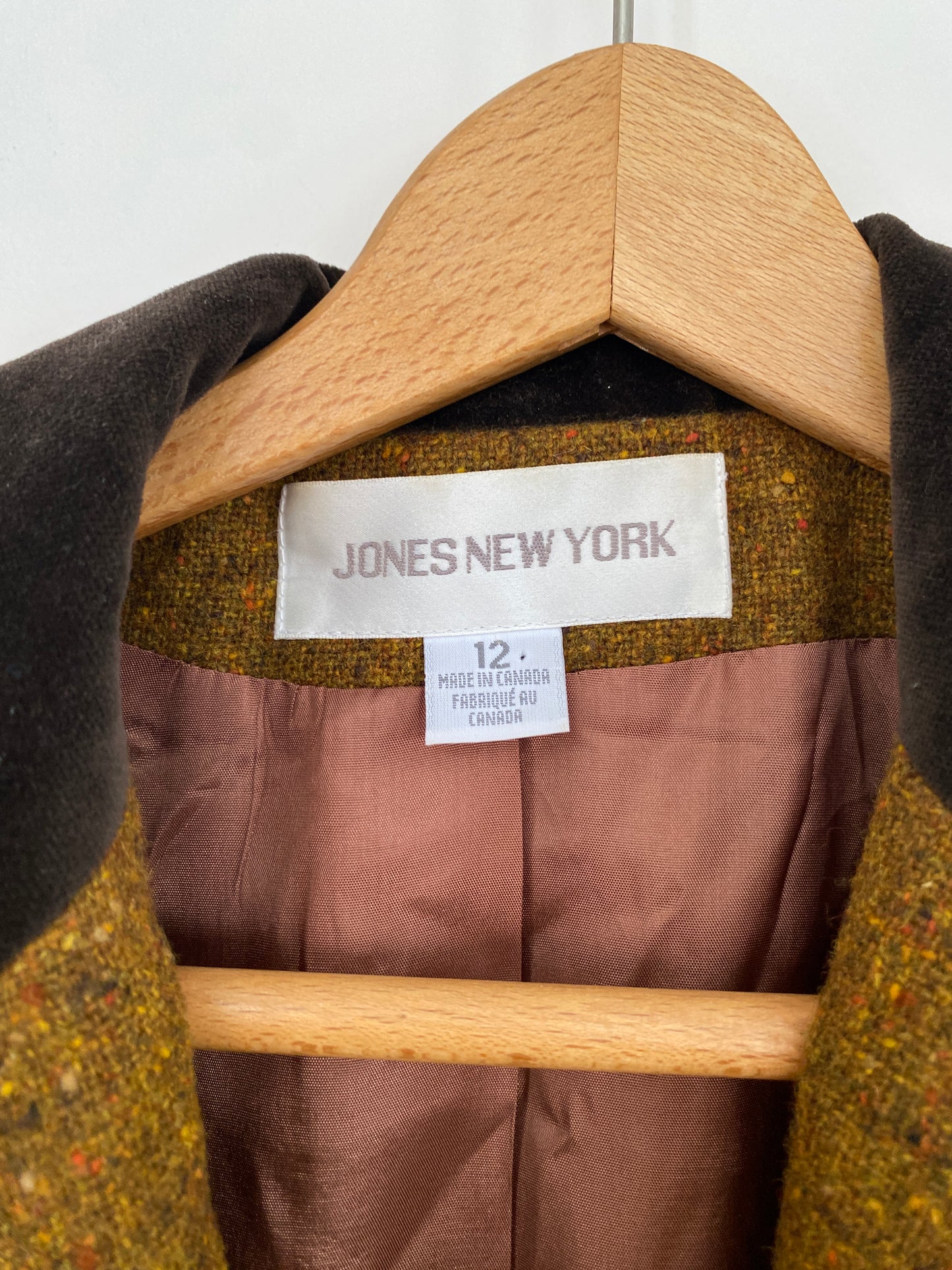 Vintage worsted wool blazer women's 12 (medium) | Jones New York