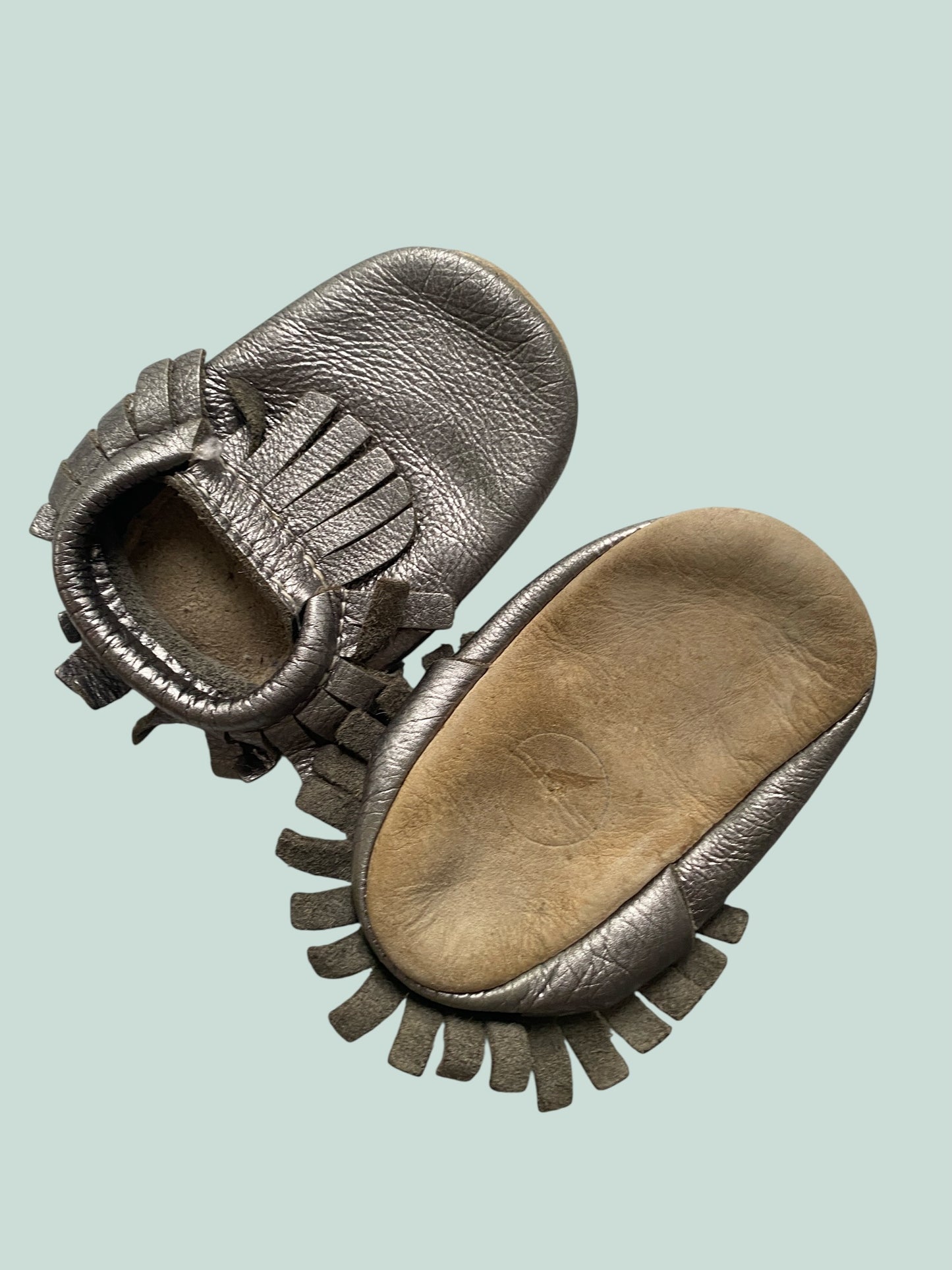 Leather first walker shoes 5US Little Kid | MiniMoc