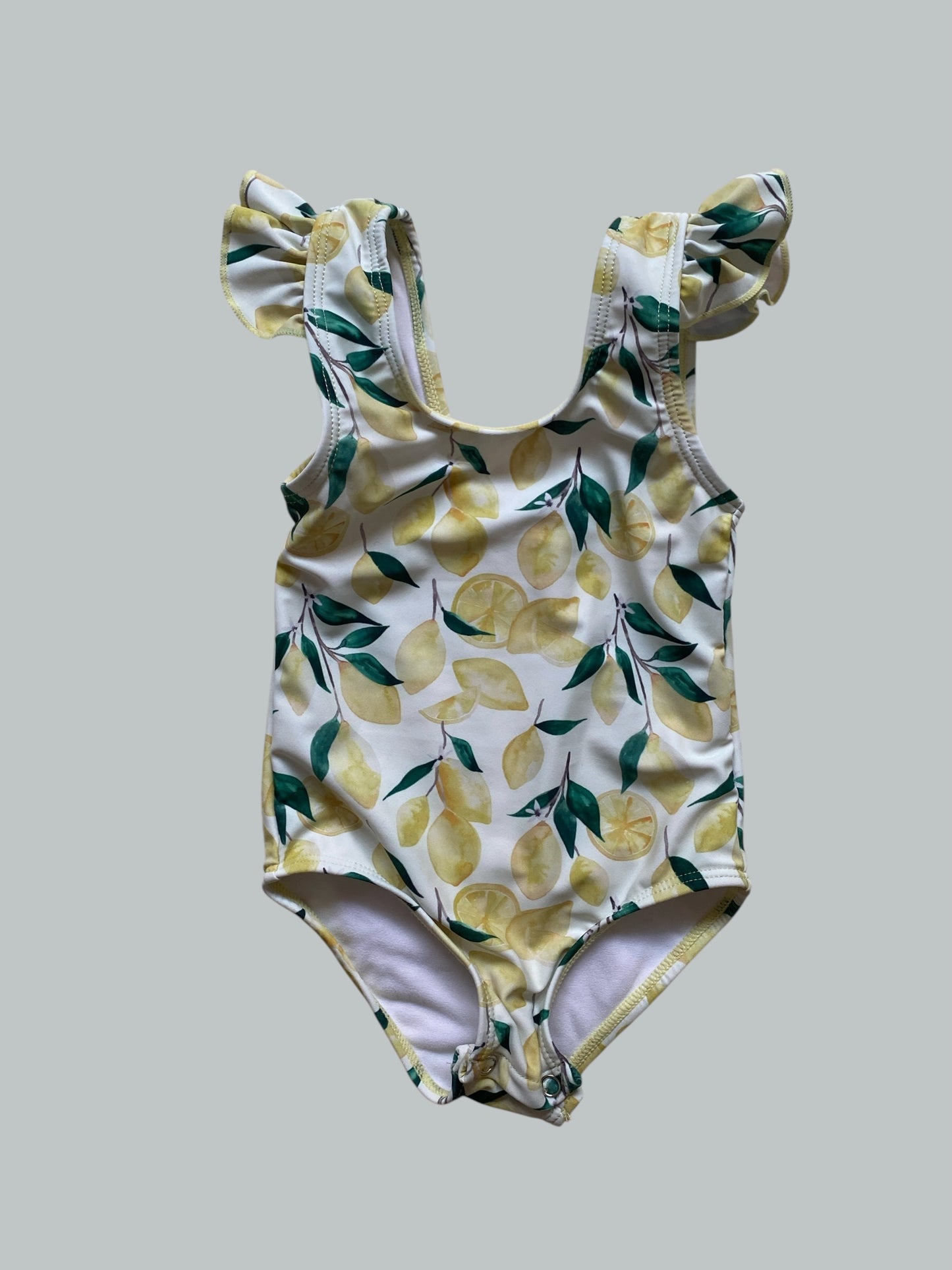 Lemon swimsuit with snaps 6-12m | Current Tyed