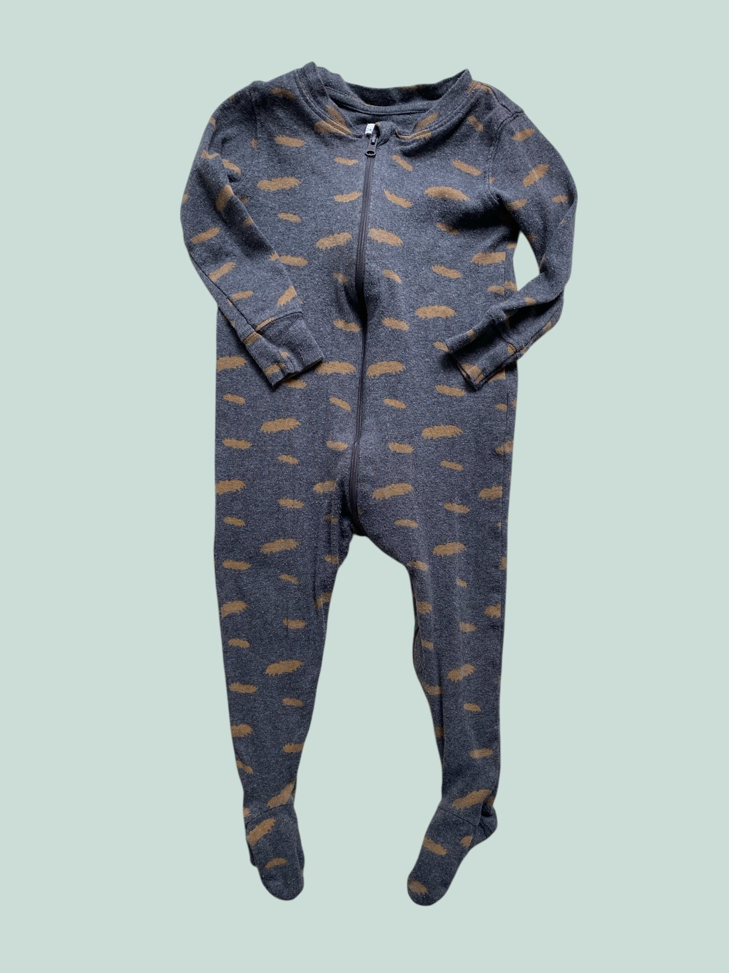 Organic cotton bat two-way zip sleeper 18-24m | Rise Little Earthling