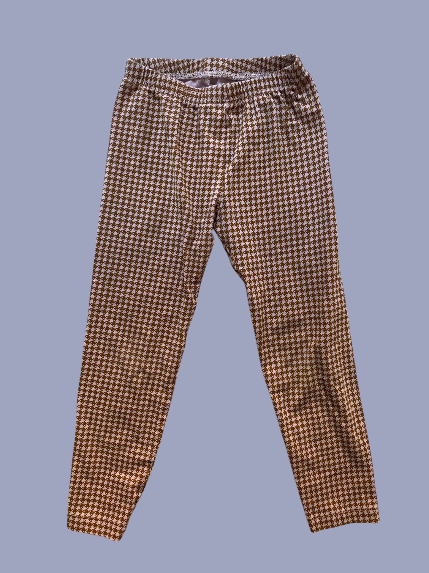 Pink and brown cotton leggings 4Y | Old Navy