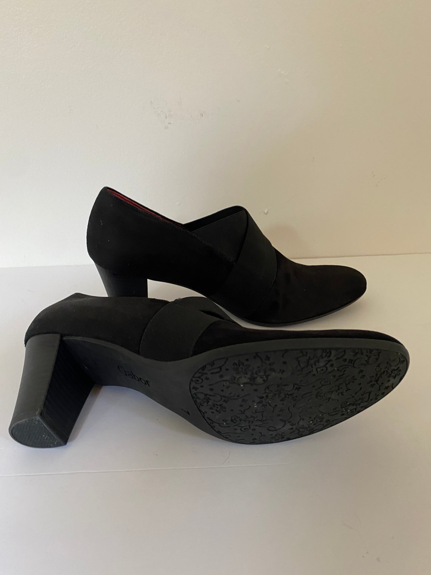 Black suede heels - 8| Gabor