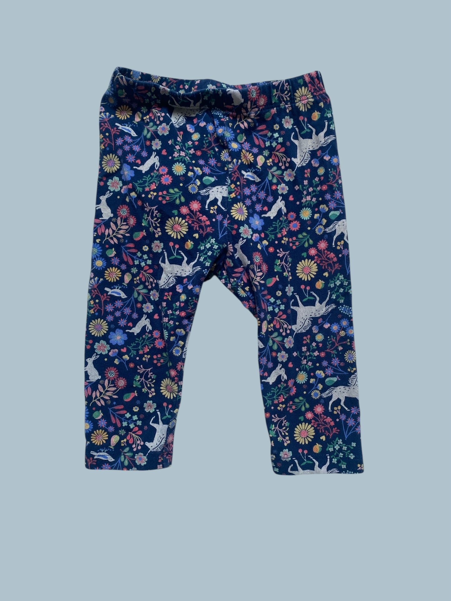 Cotton unicorn leggings 6-12m | Gap