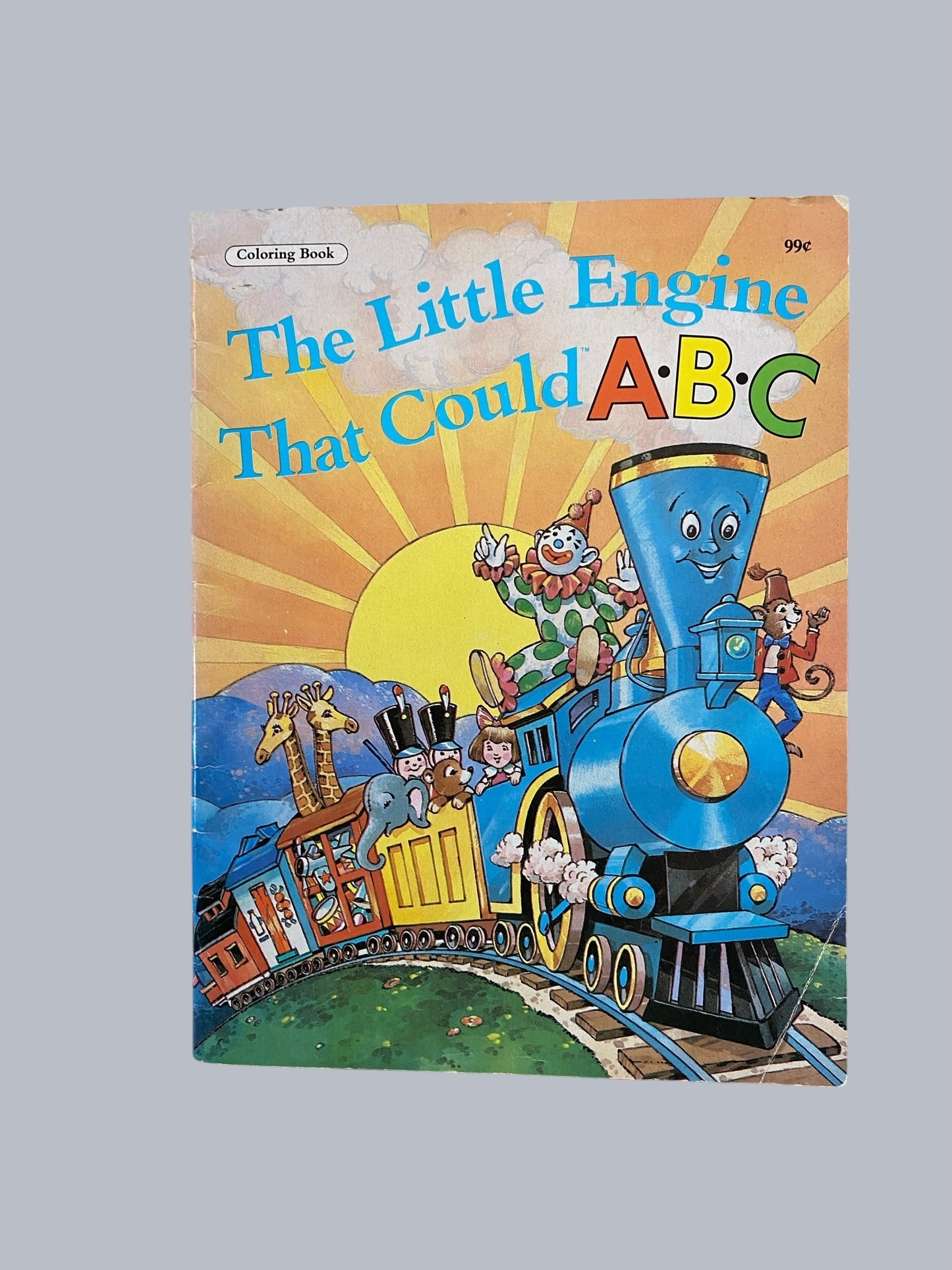 The Little Engine that Could ABC colouring book - vintage
