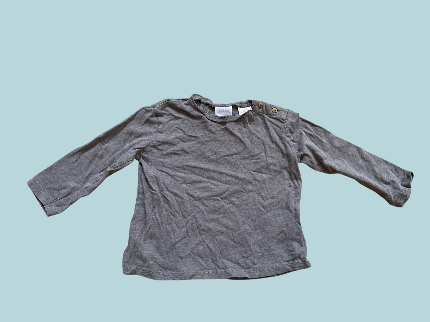 Cotton long sleeve top 18-24m | Zara - various colours