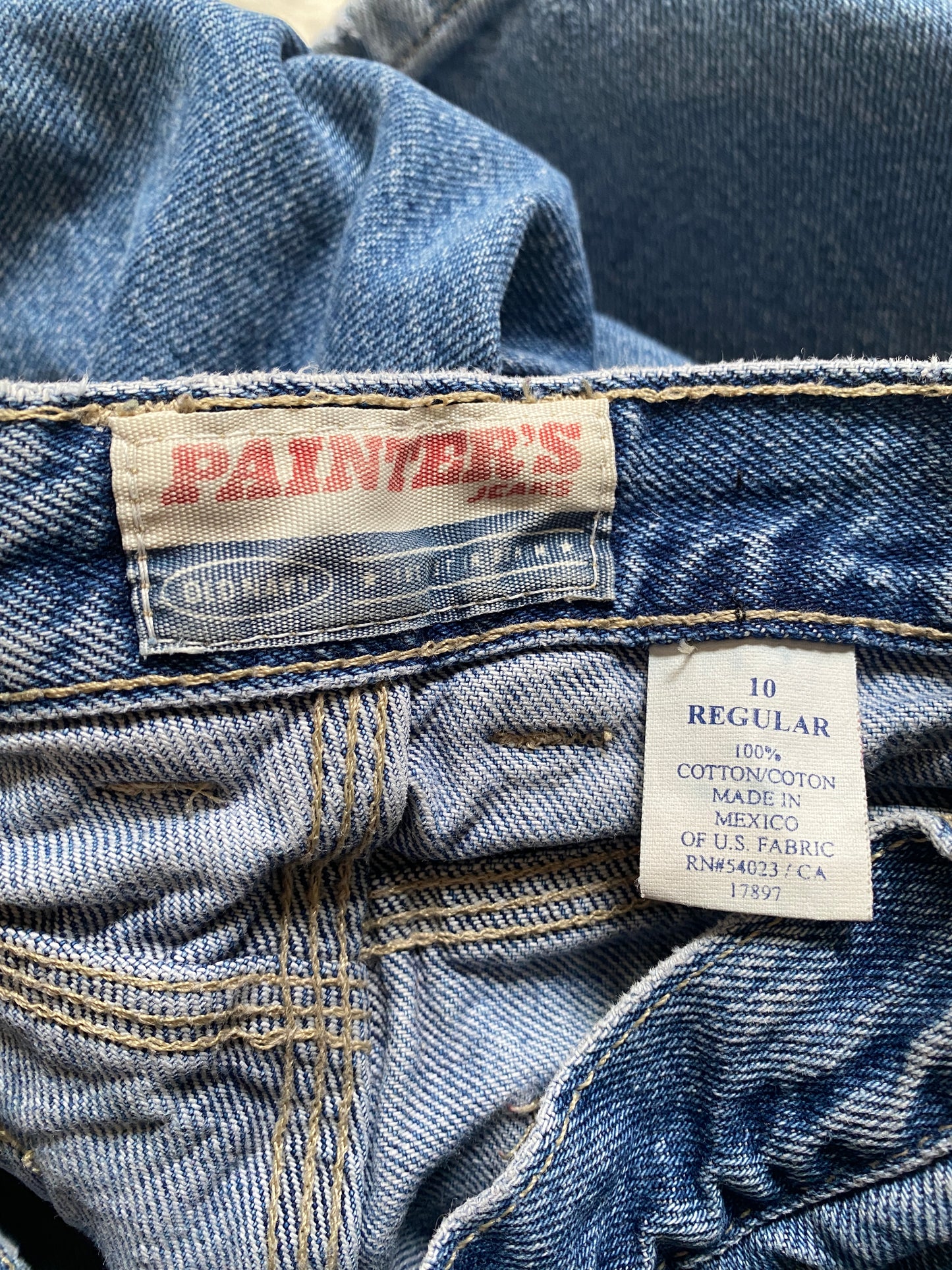 Vintage Y2K cotton denim 'painters' jeans 10Y | Old Navy